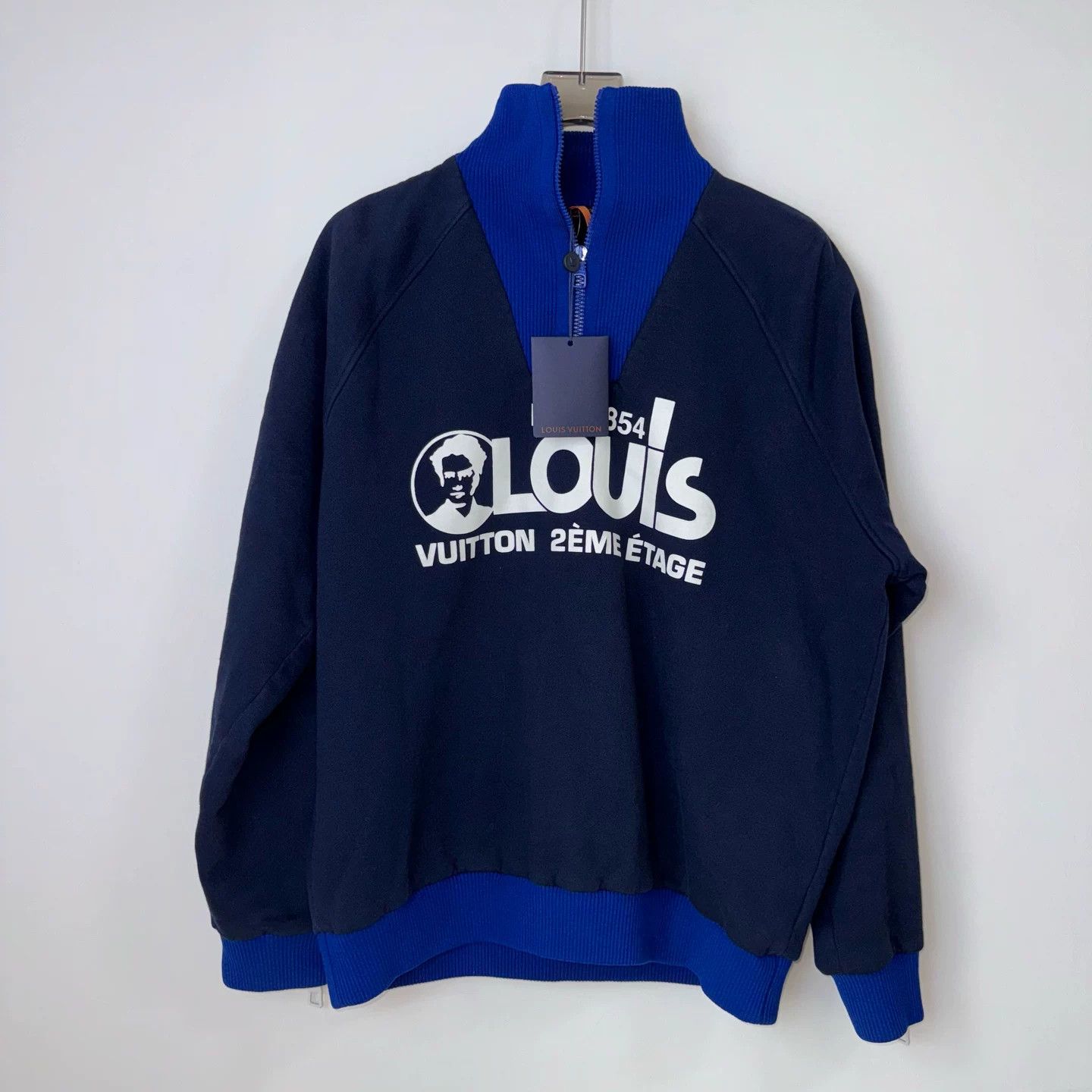 Louis Vuitton LV Half-Zip Portrait Sweatshirt Size US L / EU 52-54 / 3 - 2 Thumbnail