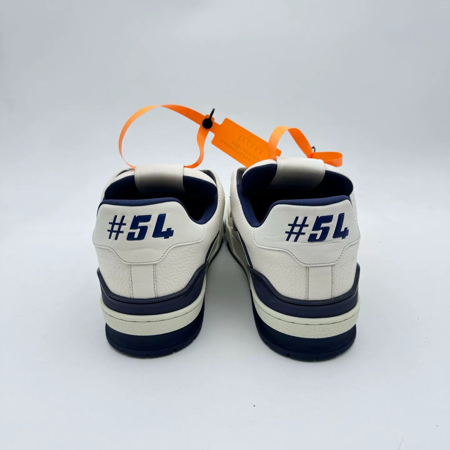 Louis Vuitton LV Trainer White Blue Size 42.5 Size US 9.5 / EU 42-43 - 5 Thumbnail