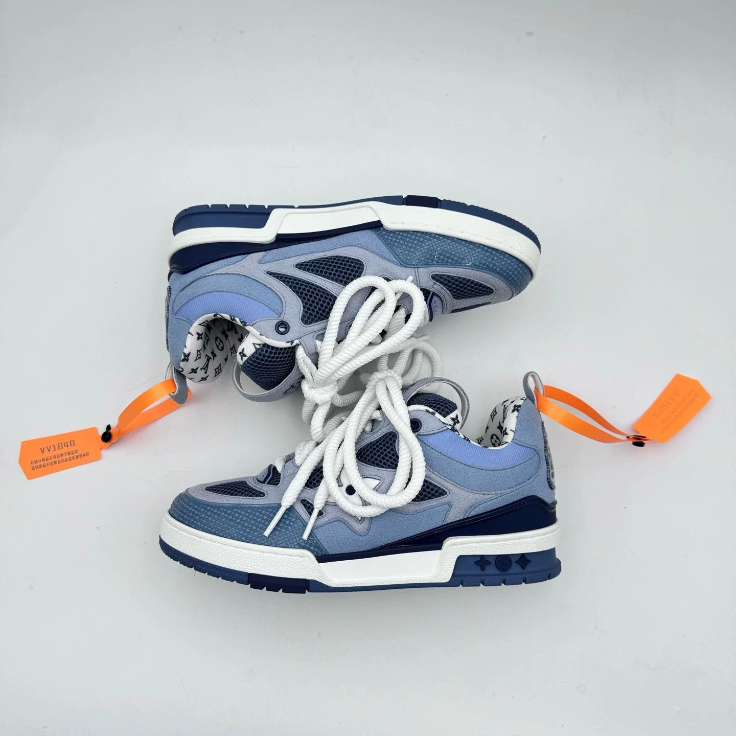 Louis Vuitton Louis Vuitton 2025 Blue Skate Shoes Size US 6 / EU 39 - 3 Thumbnail