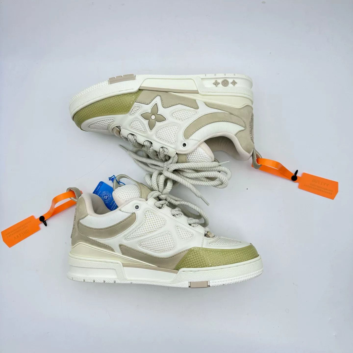 Louis Vuitton LV Skate Shoes Size 41 White Brown Size US 8 / EU 41 - 4 Thumbnail