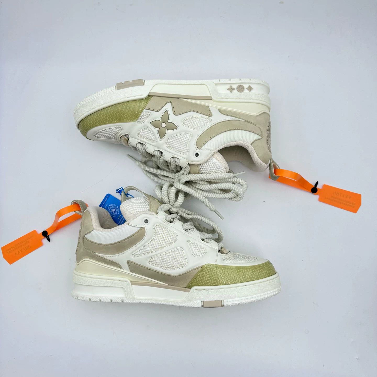 Louis Vuitton Louis Vuitton White Brown Skate Shoes Size US 8 / EU 41 - 4 Thumbnail