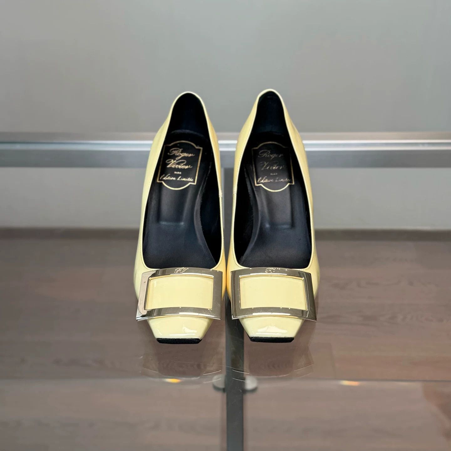 Roger Vivier Roger Vivier Patent Square Buckle Heels Size US 4.5 / IT 34.5 - 2 Thumbnail