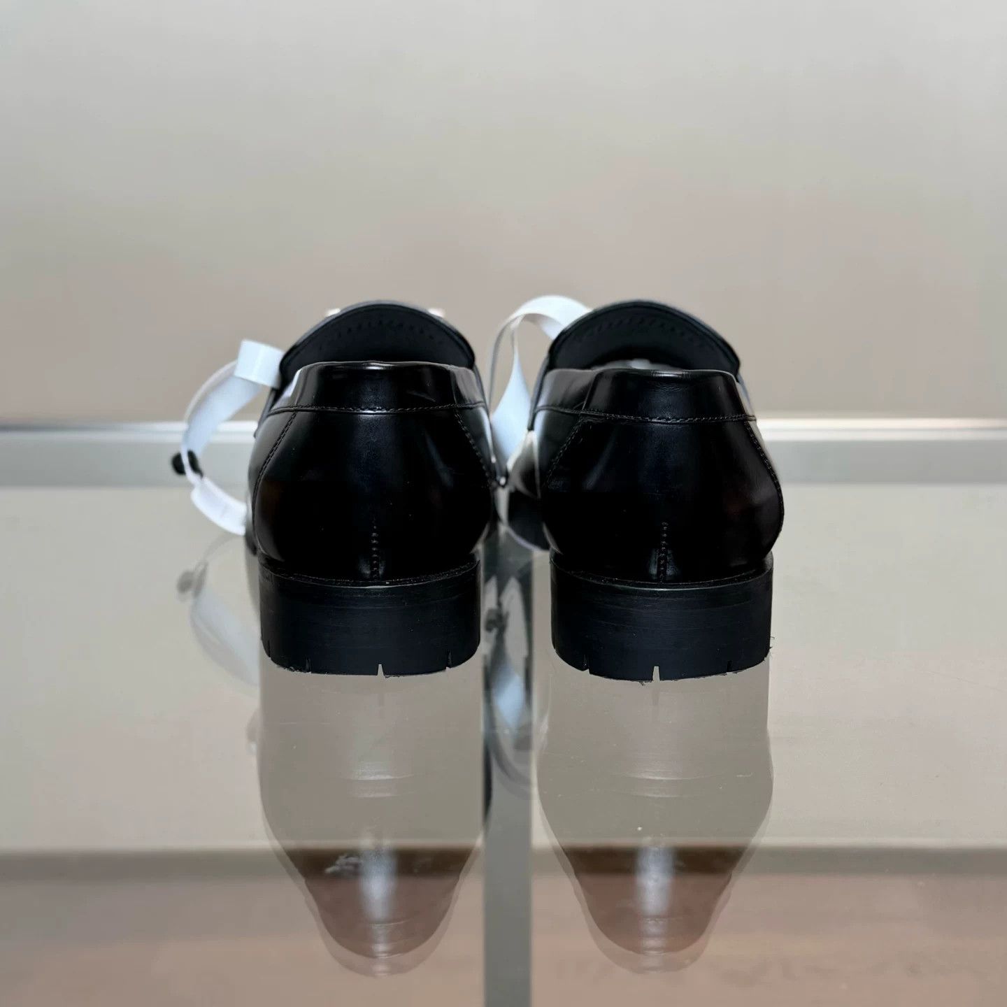 Hermes Hermes Faubourg Black Silver Buckle Loafers Size US 5 / IT 35 - 4 Thumbnail