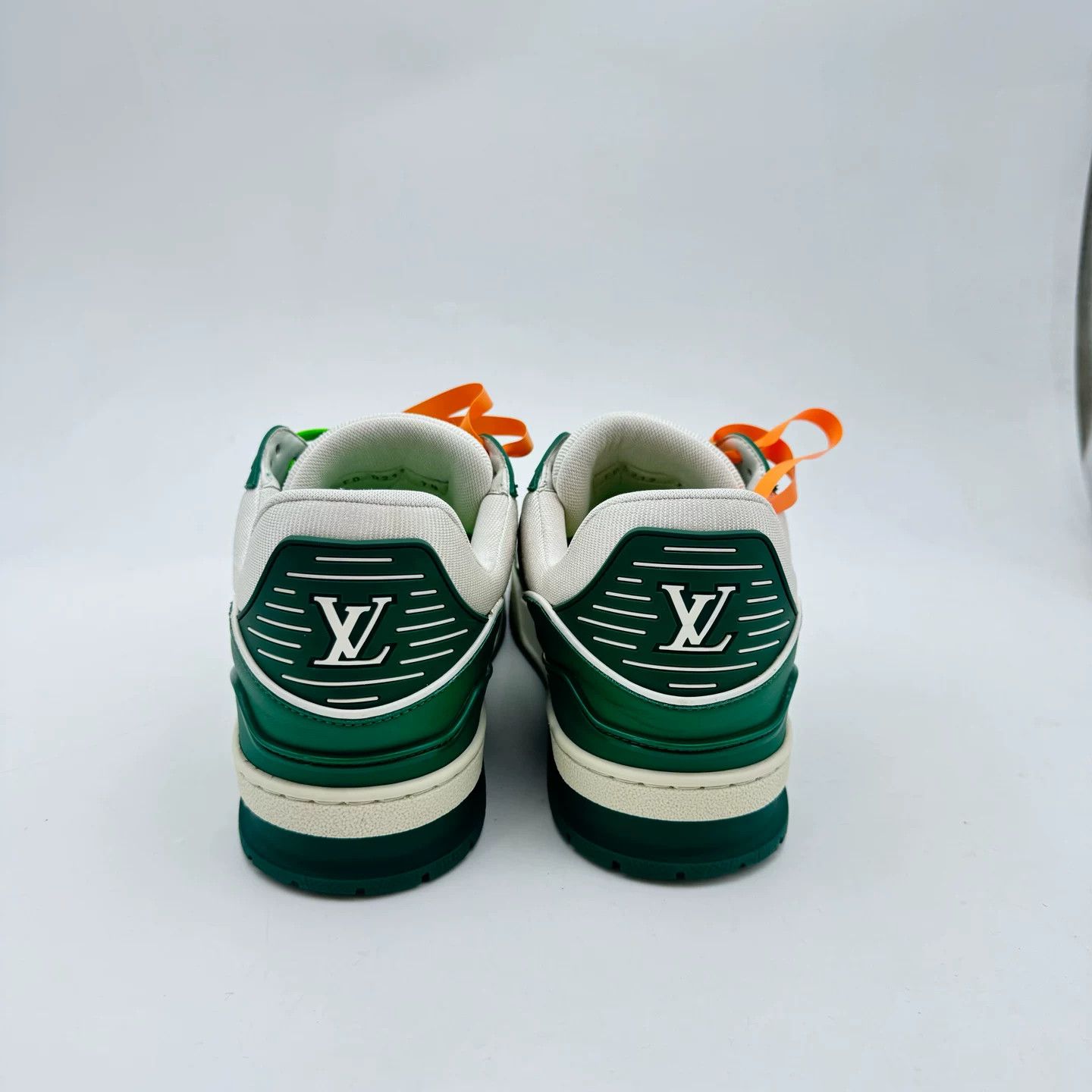 Louis Vuitton LV White Green Trainer Shoes Size US 8.5 / EU 41-42 - 5 Thumbnail