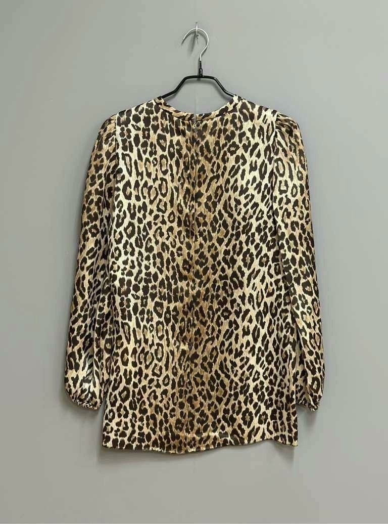 Dolce & Gabbana Dolce & Gabbana Leopard Print Top Size S / US 4 / IT 40 - 2 Thumbnail