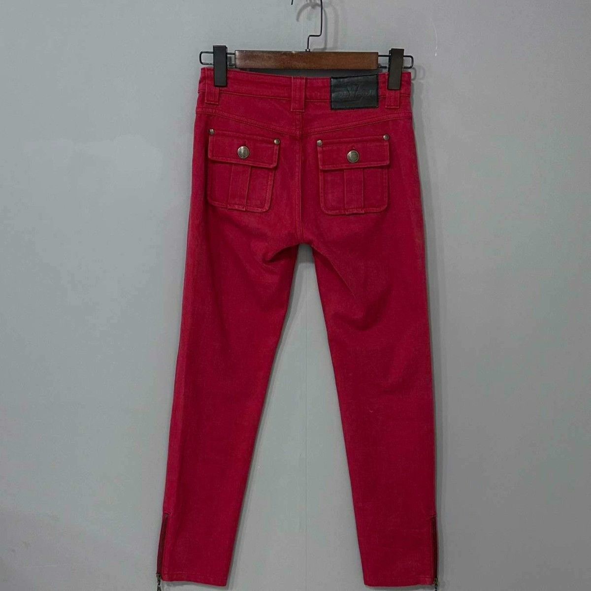 Louis Vuitton Louis Vuitton Red Logo Jeans Size 34" / US 12 / IT 48 - 3 Thumbnail