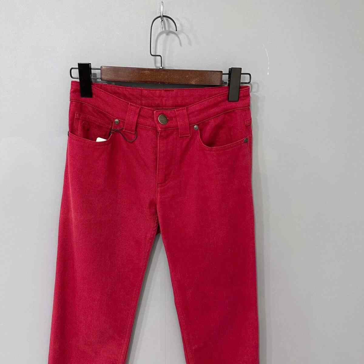 Louis Vuitton Louis Vuitton Red Logo Jeans Size 34" / US 12 / IT 48 - 2 Thumbnail