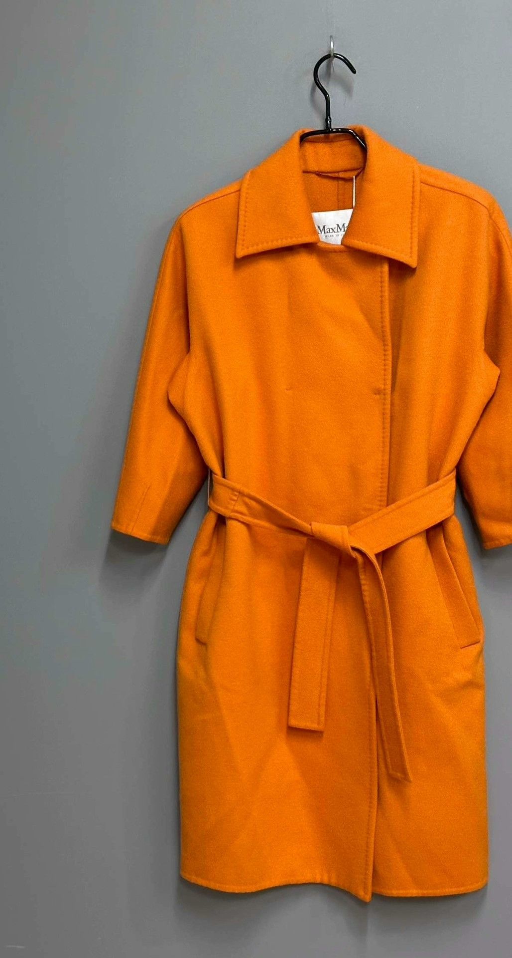 Max Mara MaxMara Orange Robe Coat Size S / US 4 / IT 40 - 3 Thumbnail