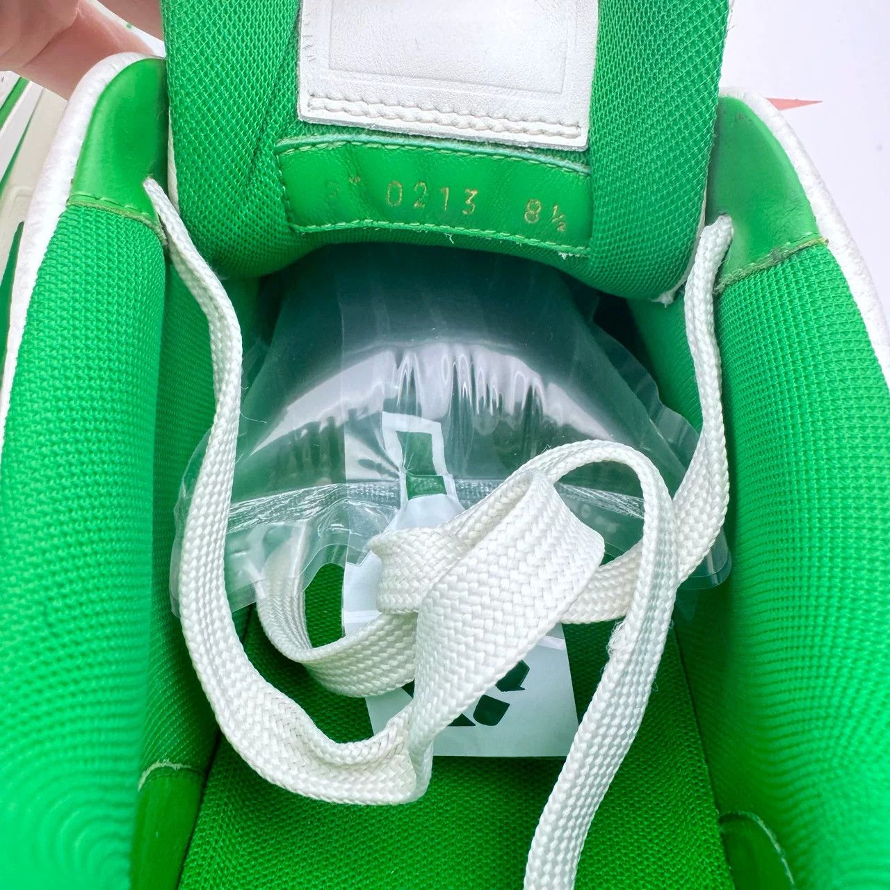 Louis Vuitton LV White Green Trainer Sneakers Size 42.5 Size US 9.5 / EU 42-43 - 7 Thumbnail