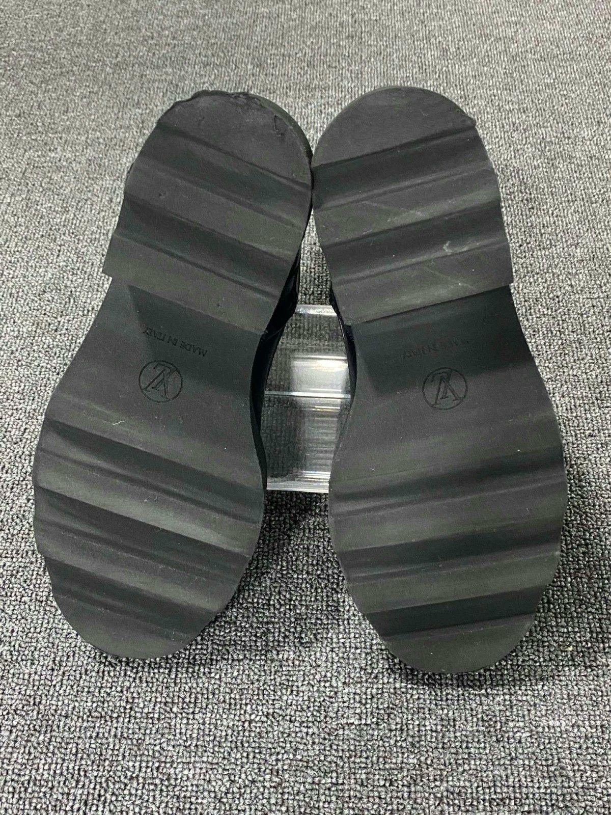 Louis Vuitton Louis Vuitton Black Leather Strapped Short Boots Size US 7 / IT 37 - 6 Thumbnail