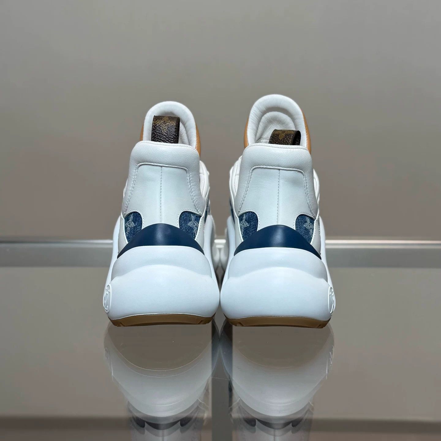 Louis Vuitton Louis Vuitton Archlight Denim Monogram Dad Shoes Size US 4.5 / IT 34.5 - 4 Thumbnail