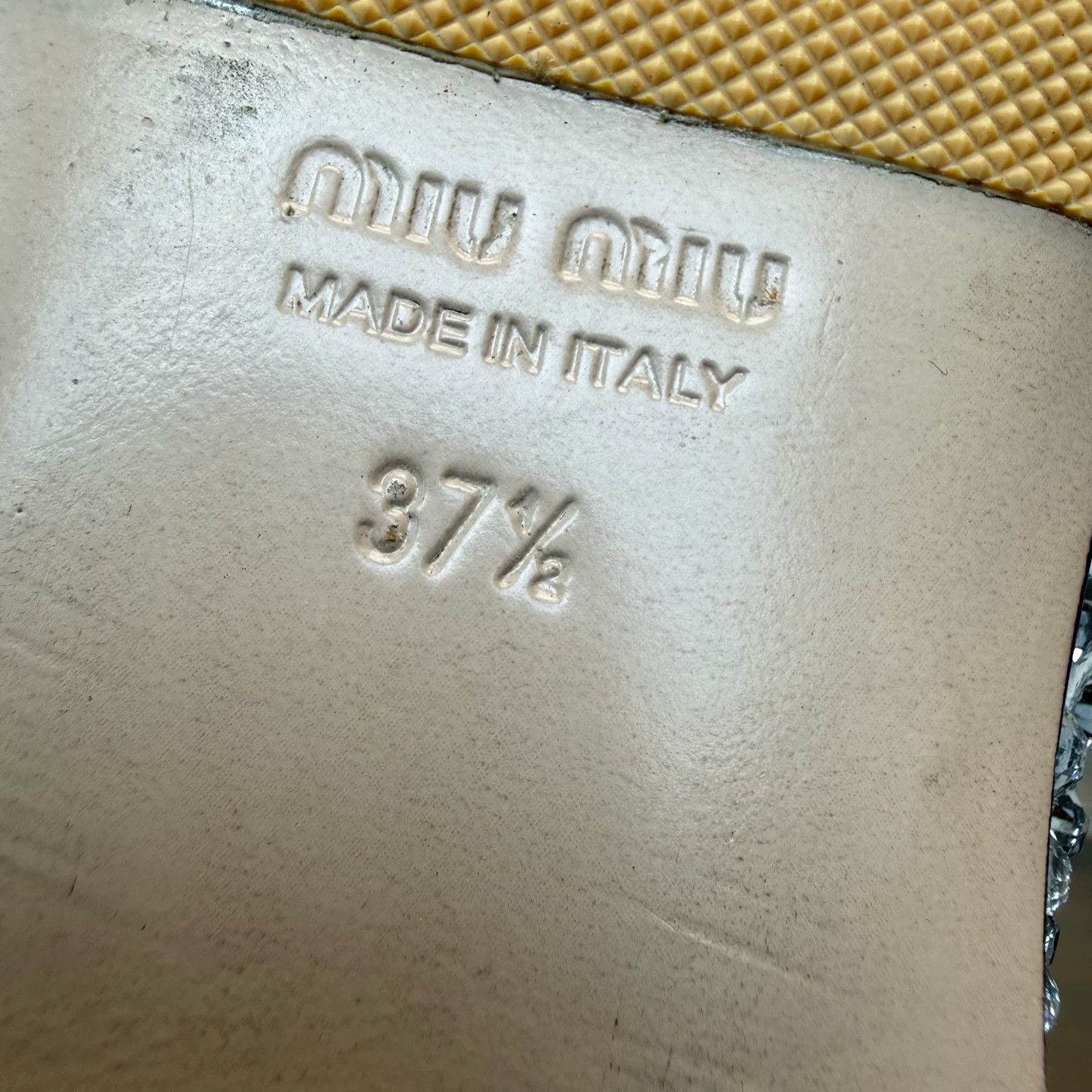 Miu Miu Miu Miu Crystal Mary Jane Flats Size US 6 / IT 36 - 8 Thumbnail