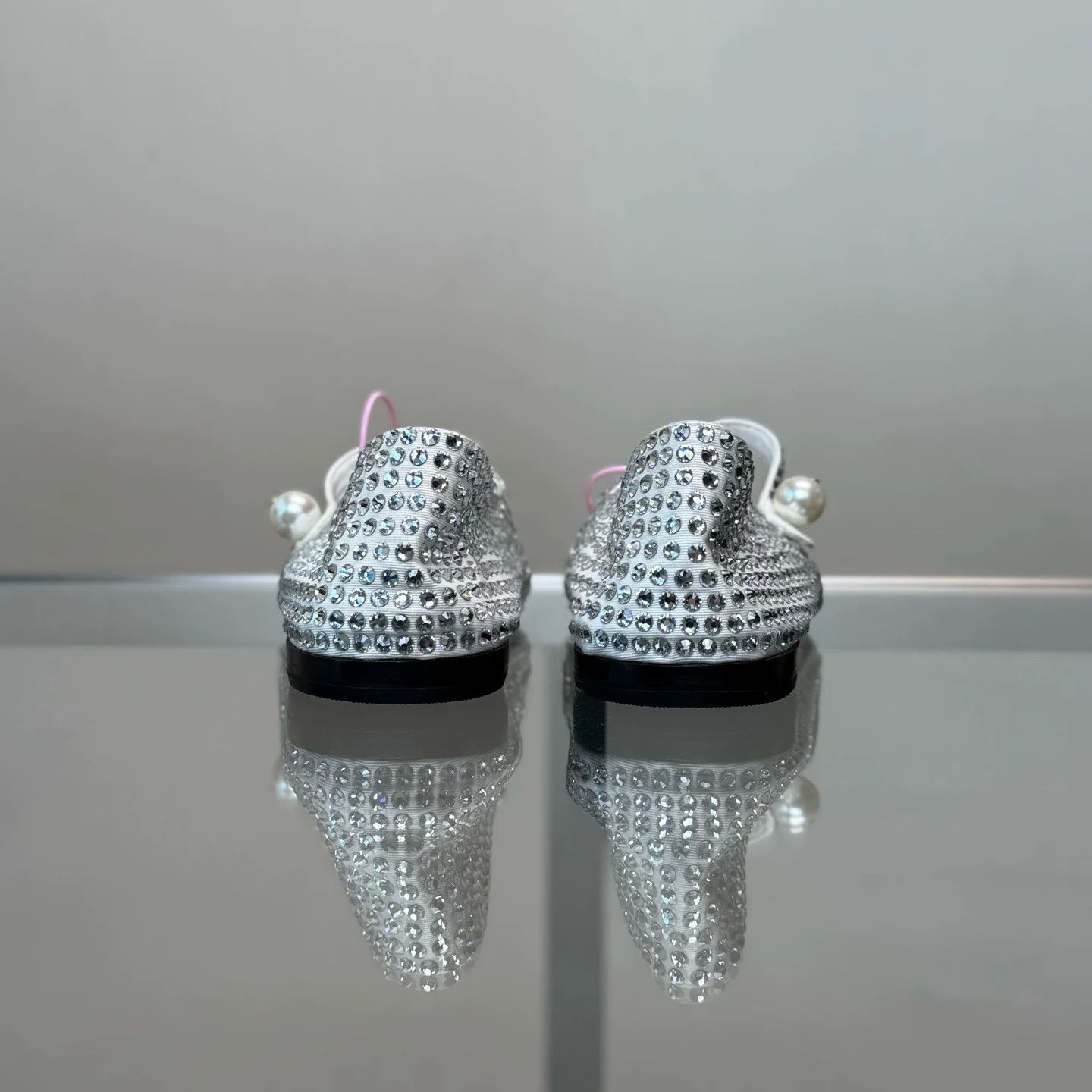 Miu Miu Miu Miu Crystal Mary Jane Flats Size US 6 / IT 36 - 4 Thumbnail