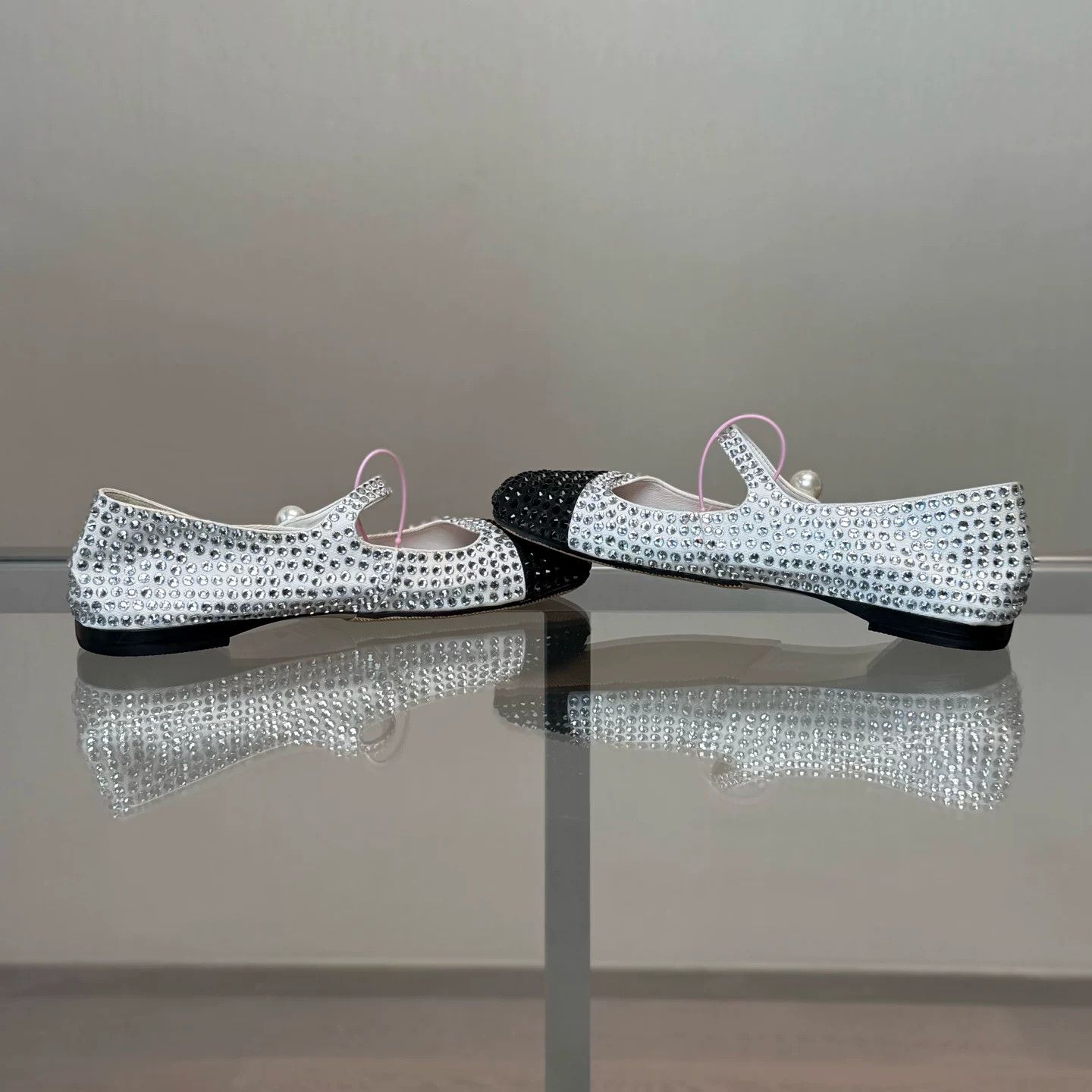 Miu Miu Miu Miu Crystal Mary Jane Flats Size US 6 / IT 36 - 6 Thumbnail
