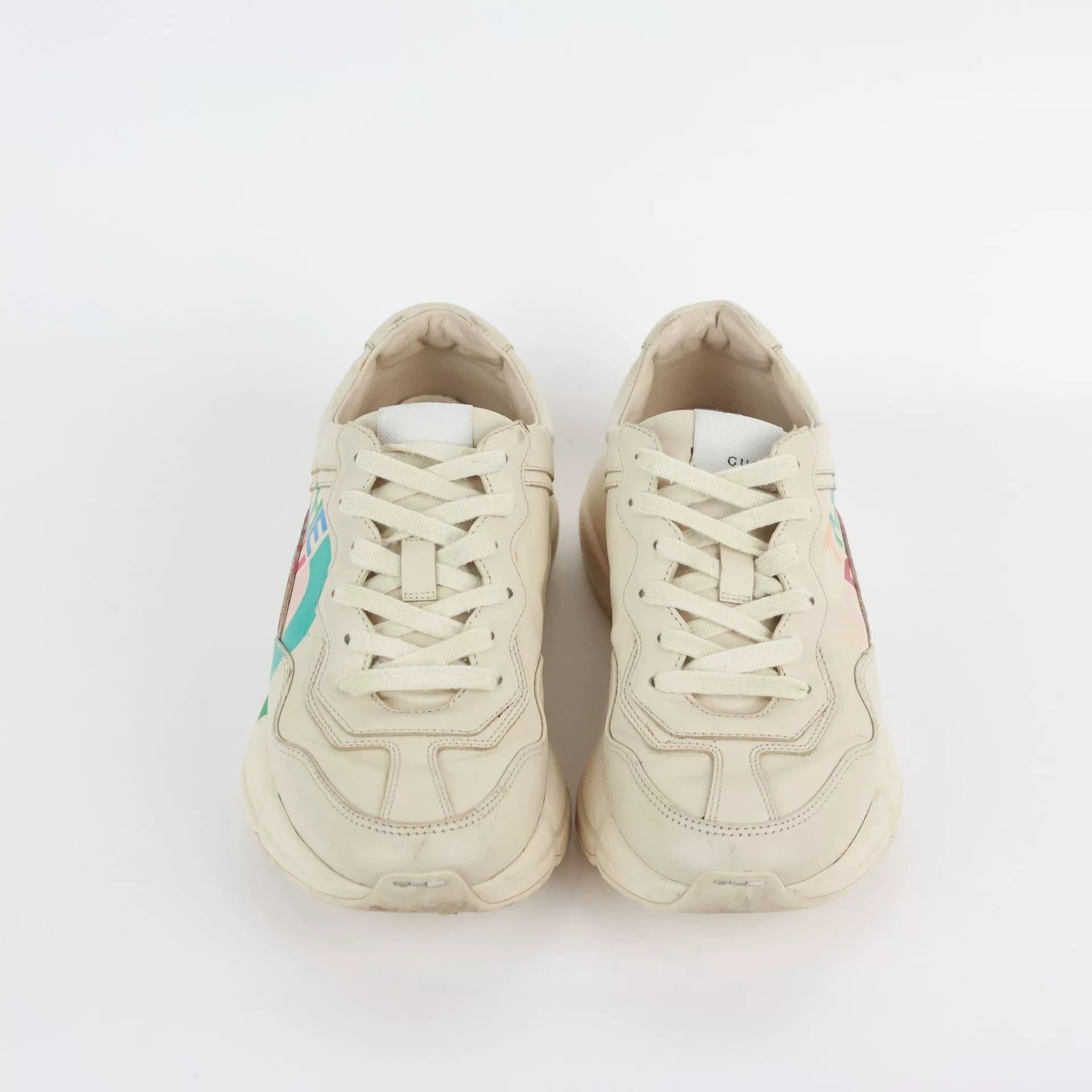 Gucci The North Face x Gucci Leather Low-Top Sneakers Size US 6.5 / EU 39-40 - 2 Thumbnail