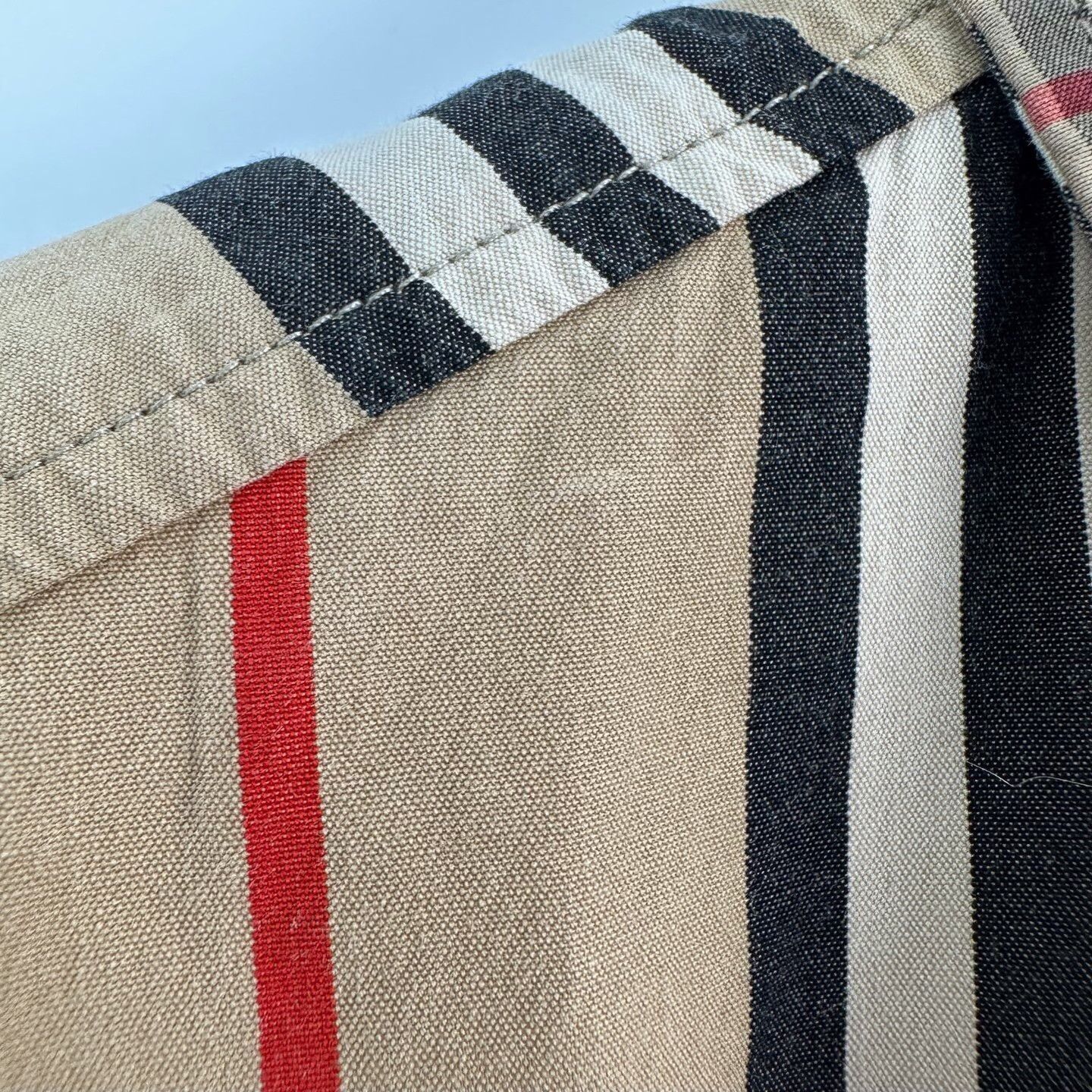 Burberry Burberry Classic Check Stripe Long-Sleeve Shirt Size US XXL / EU 58 / 5 - 8 Thumbnail