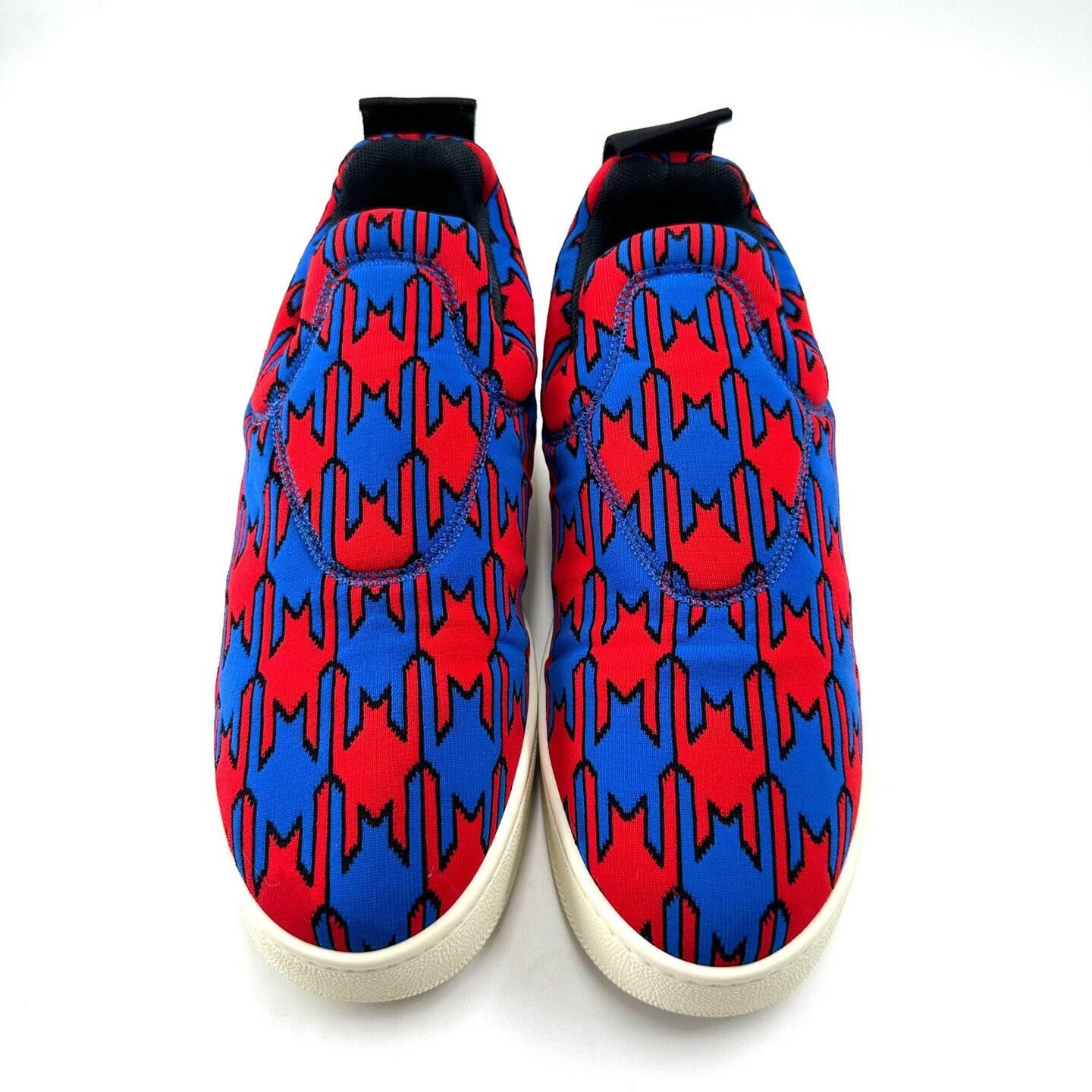 Celine Celine Red Blue Houndstooth Panel Sneakers Size US 7 / EU 40 - 2 Thumbnail