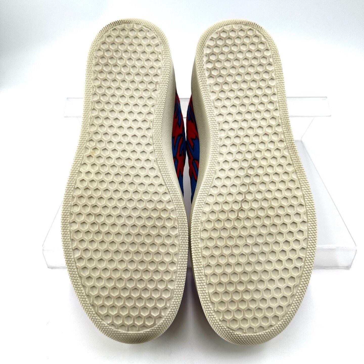 Celine Celine Red Blue Houndstooth Panel Sneakers Size US 7 / EU 40 - 4 Thumbnail