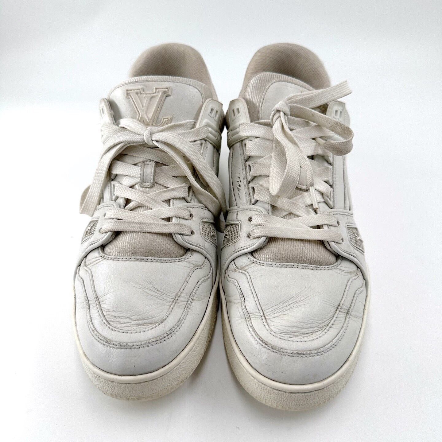 Louis Vuitton Louis Vuitton Trainer White Low-Top Sneakers Size US 8 / EU 41 - 2 Thumbnail