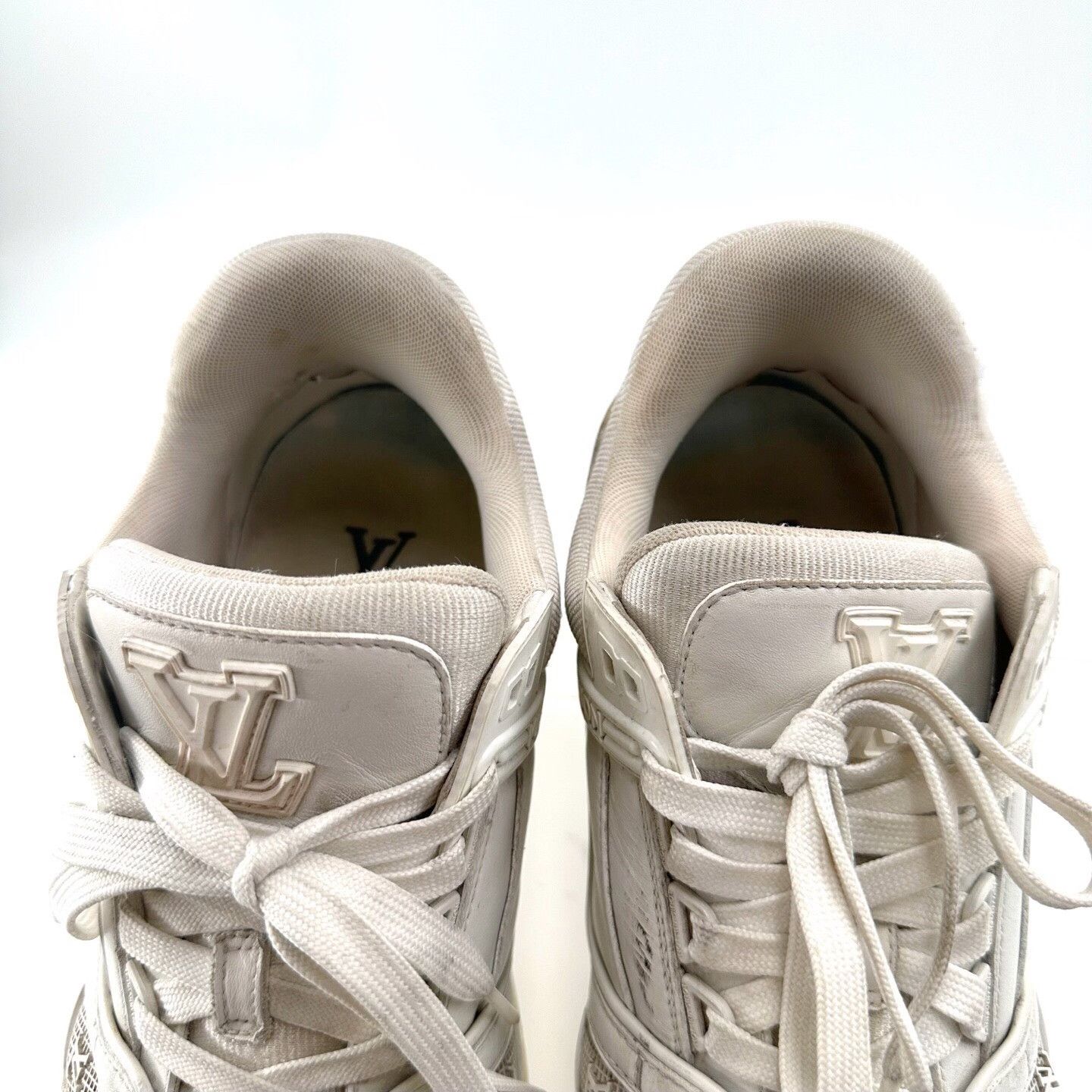 Louis Vuitton Louis Vuitton Trainer White Low-Top Sneakers Size US 8 / EU 41 - 5 Thumbnail