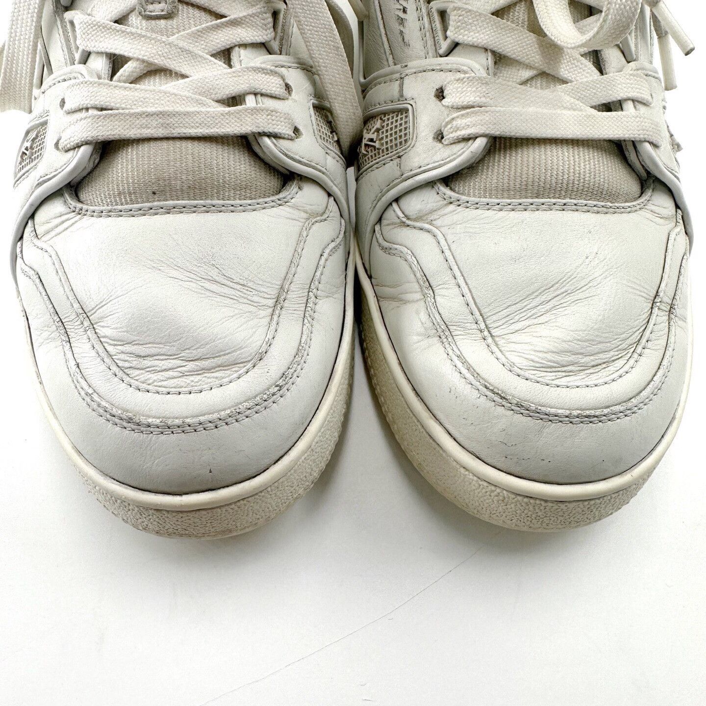 Louis Vuitton Louis Vuitton Trainer White Low-Top Sneakers Size US 8 / EU 41 - 8 Thumbnail