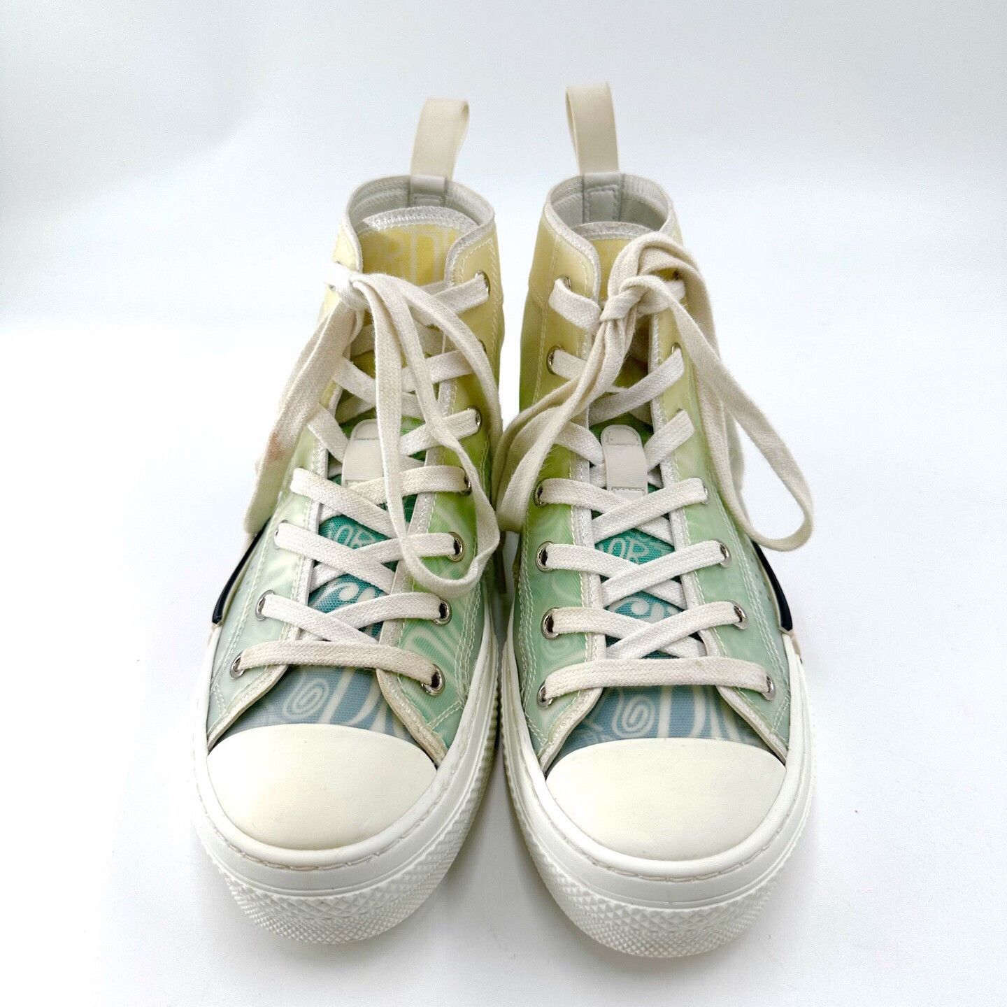 Dior Dior x Stussy B2 High-Top Canvas Shoes Size US 5 / IT 35 - 2 Thumbnail