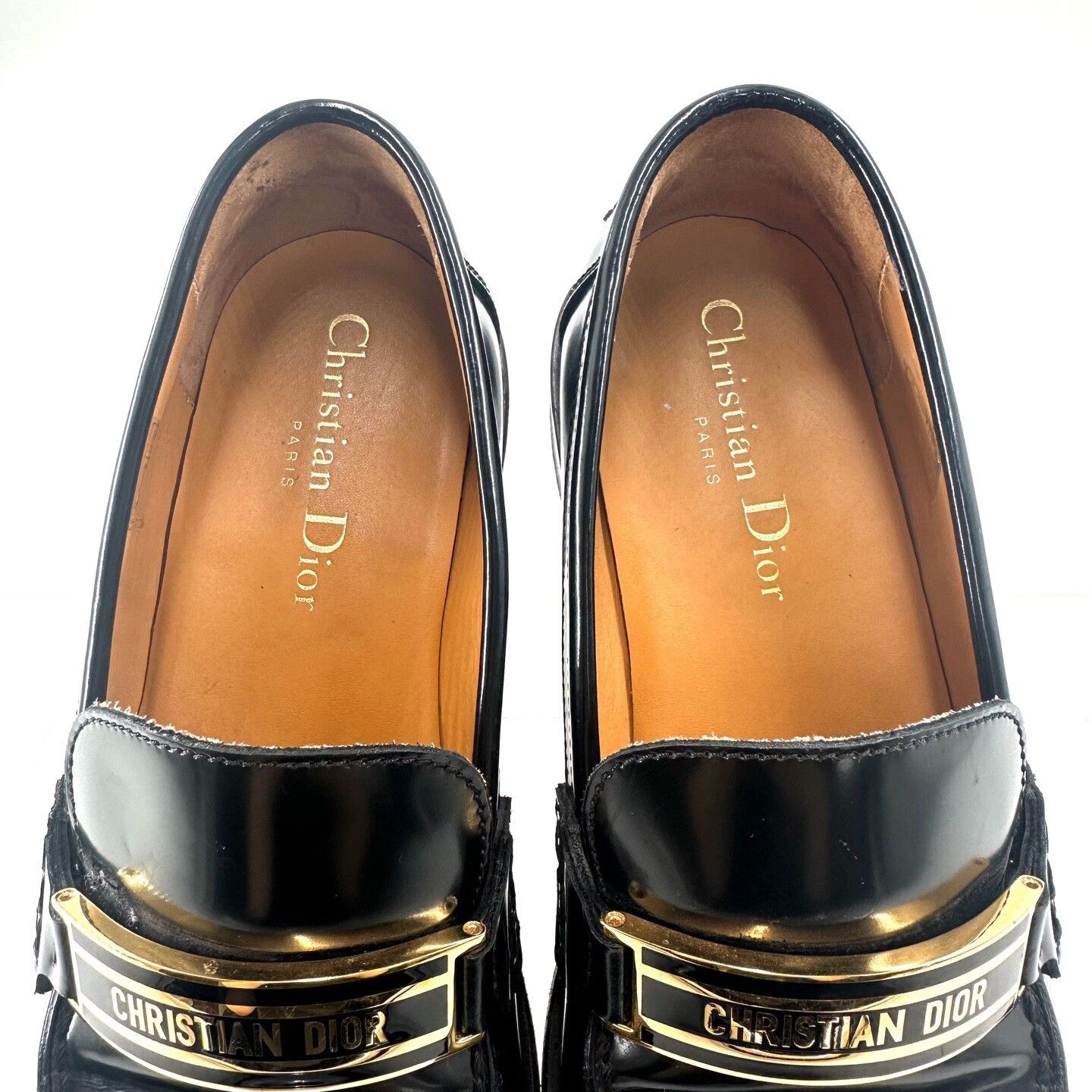 Dior Dior Black Letter Logo Loafers Size US 5 / IT 35 - 5 Thumbnail
