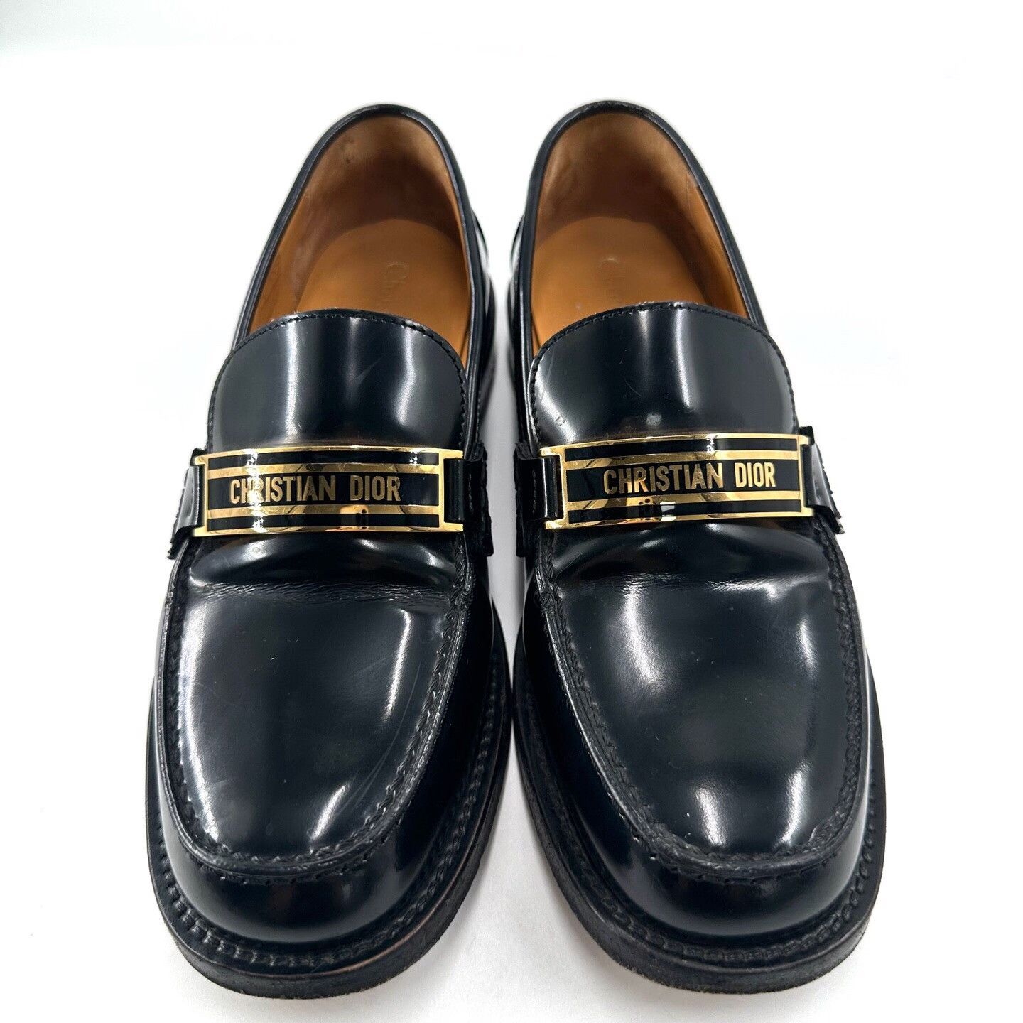 Dior Dior Black Letter Logo Loafers Size US 5 / IT 35 - 2 Thumbnail