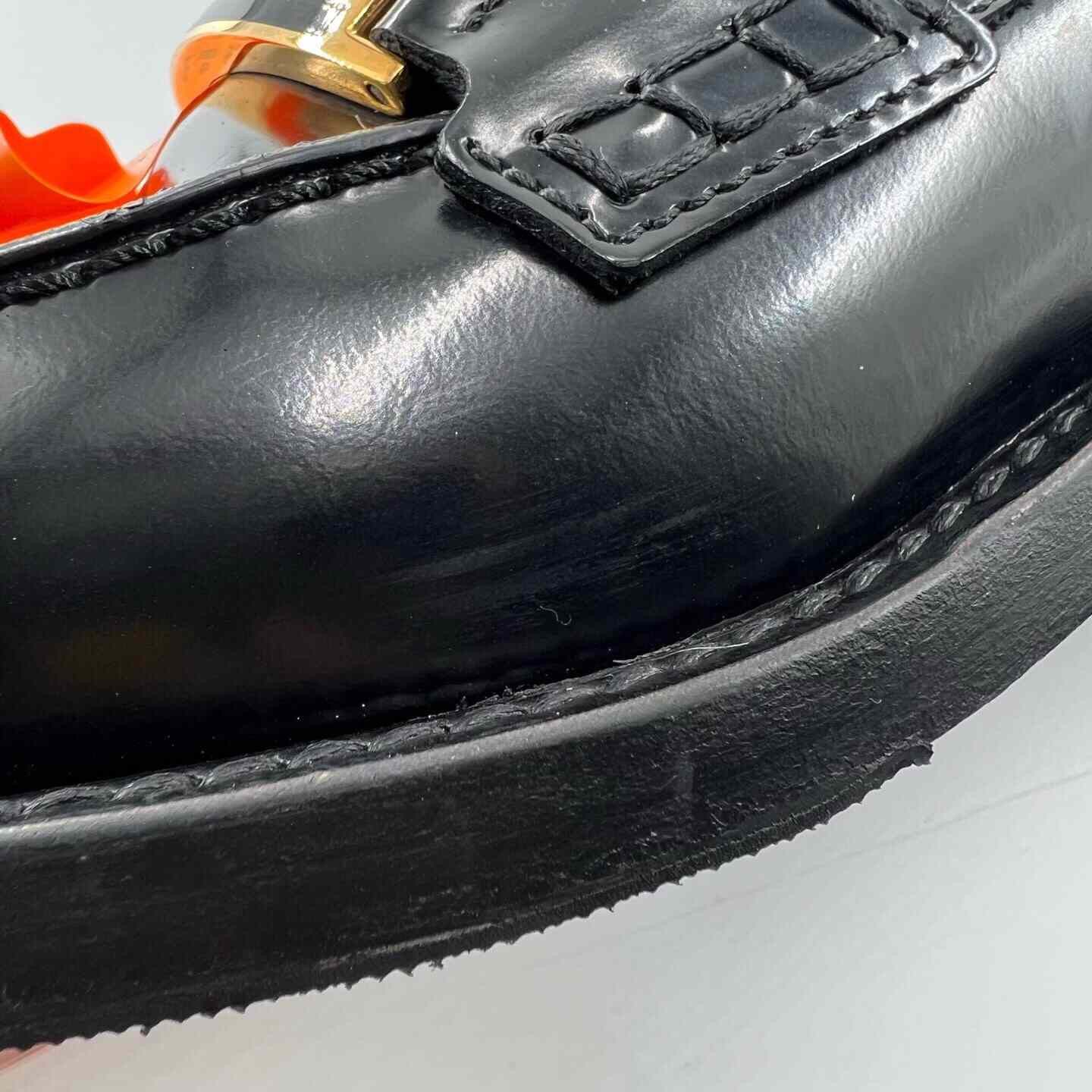 Dior Dior Black Letter Logo Loafers Size US 5 / IT 35 - 7 Thumbnail