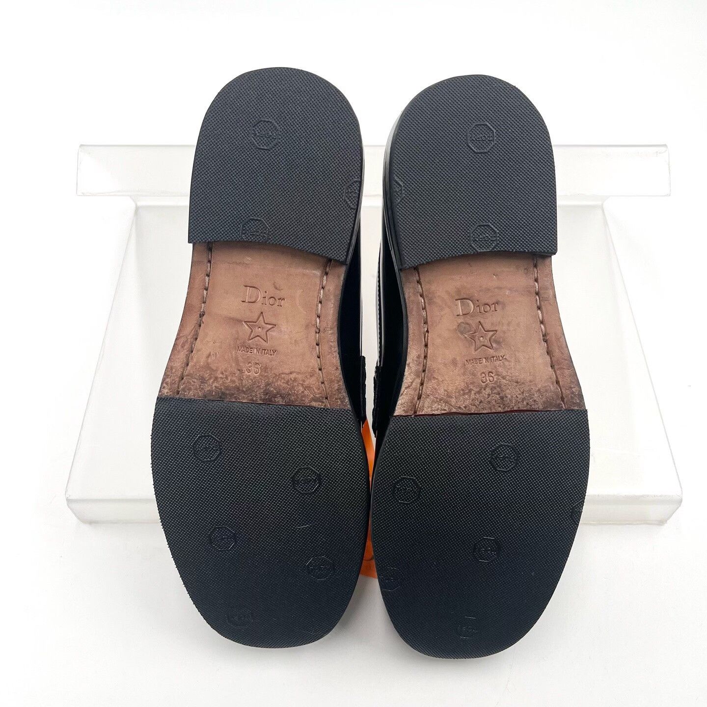 Dior Dior Black Letter Logo Loafers Size US 5 / IT 35 - 4 Thumbnail