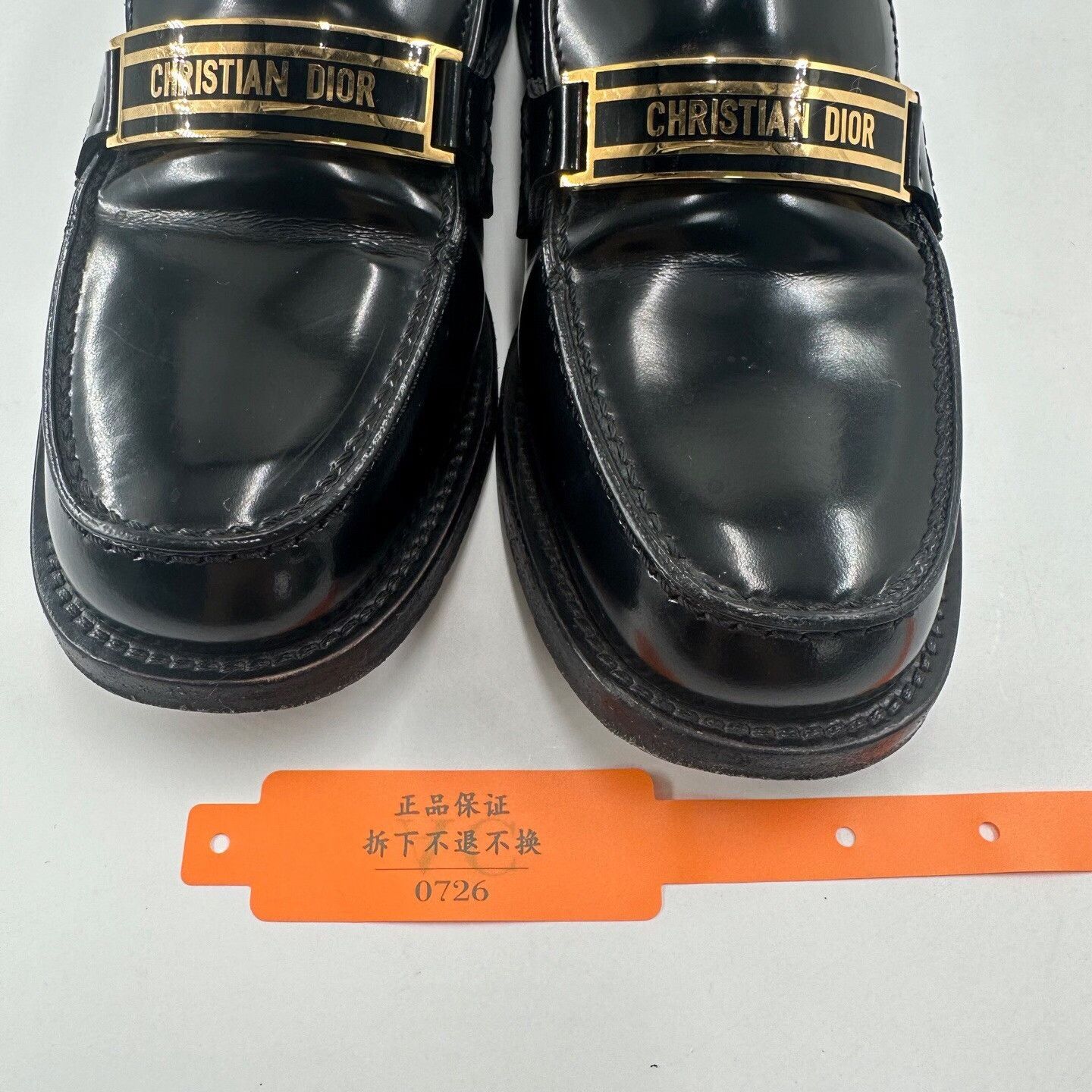 Dior Dior Black Letter Logo Loafers Size US 5 / IT 35 - 9 Thumbnail