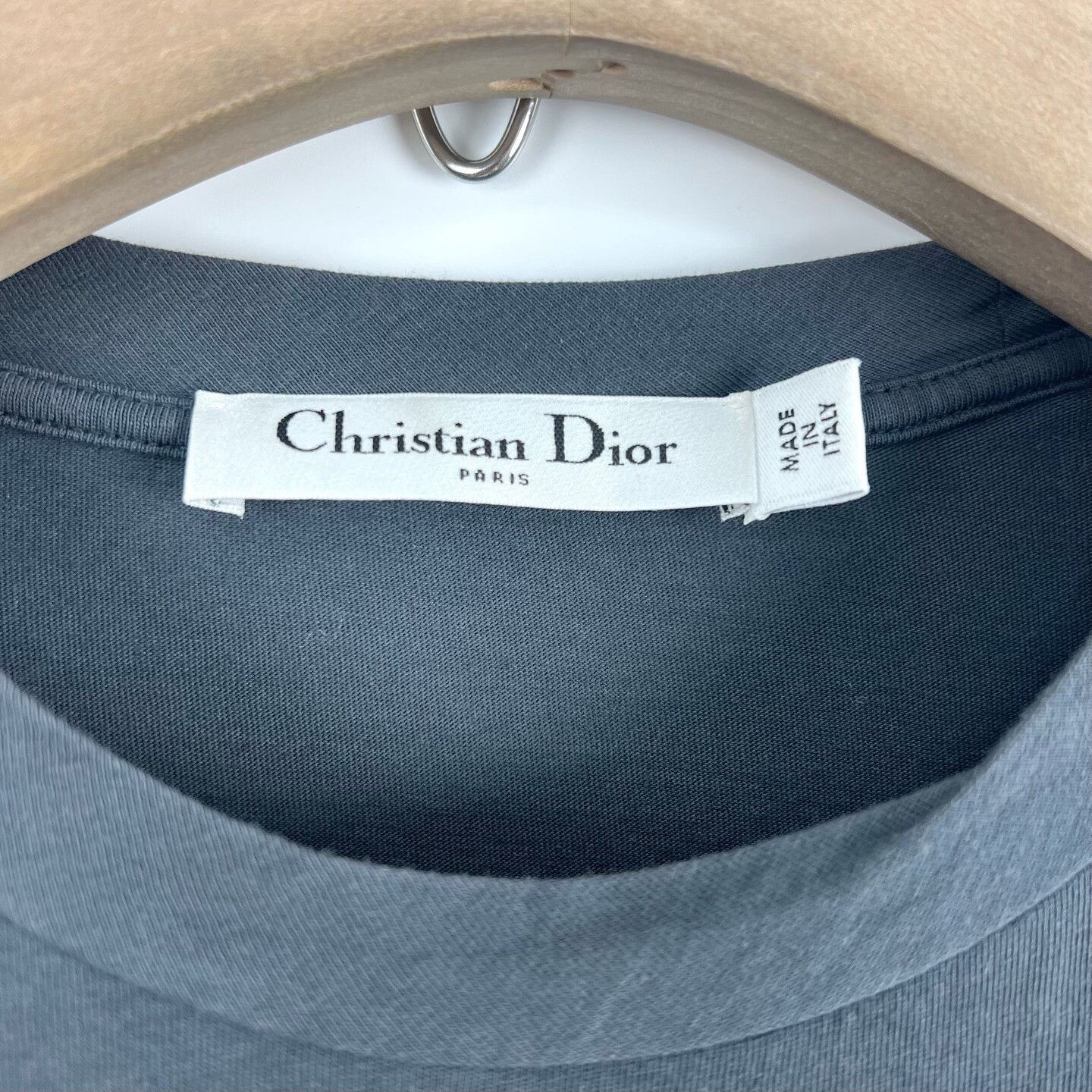 Dior Dior Gray Printed Crew Neck T-Shirt Size US S / EU 44-46 / 1 - 4 Thumbnail