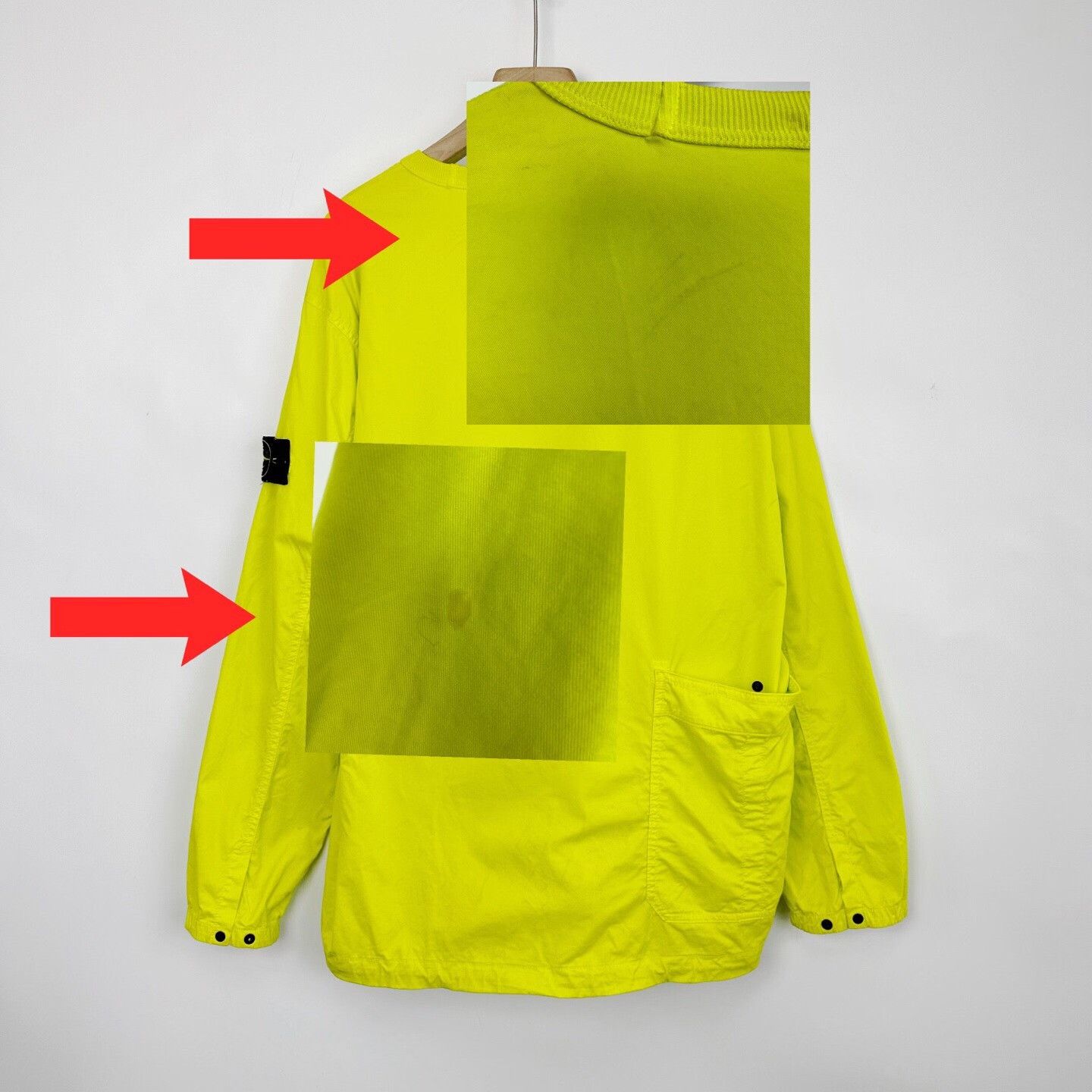 Stone Island Stone Island Yellow Multi-Pocket Logo Sweatshirt Size US XXL / EU 58 / 5 - 8 Thumbnail