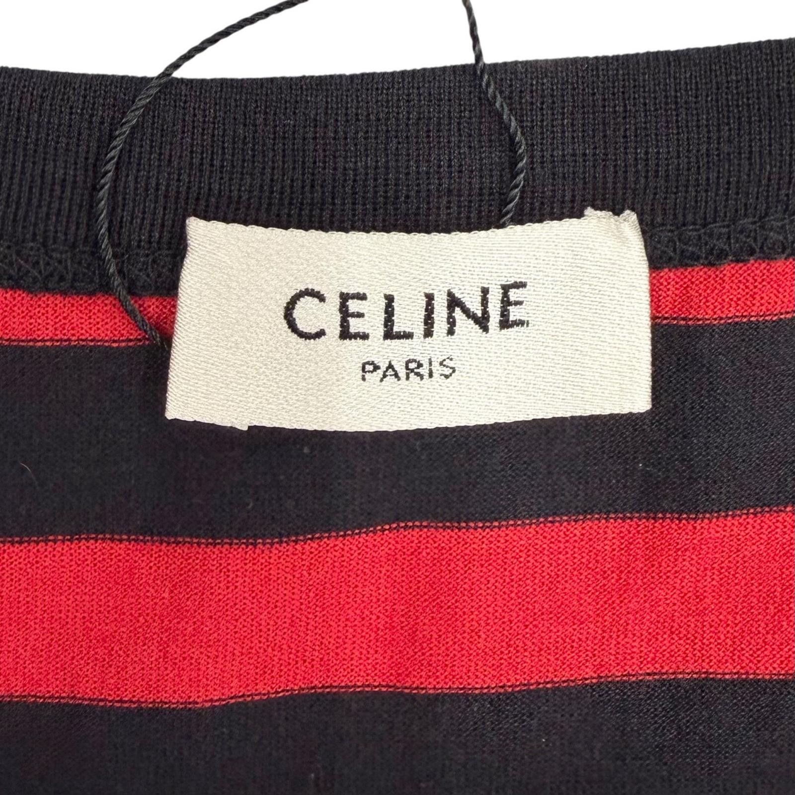 Celine Celine CELINE Cotton T Shirt Textile T-Shirts 2X059328E DUTY FREE for USA Size ONE SIZE - 5 Thumbnail