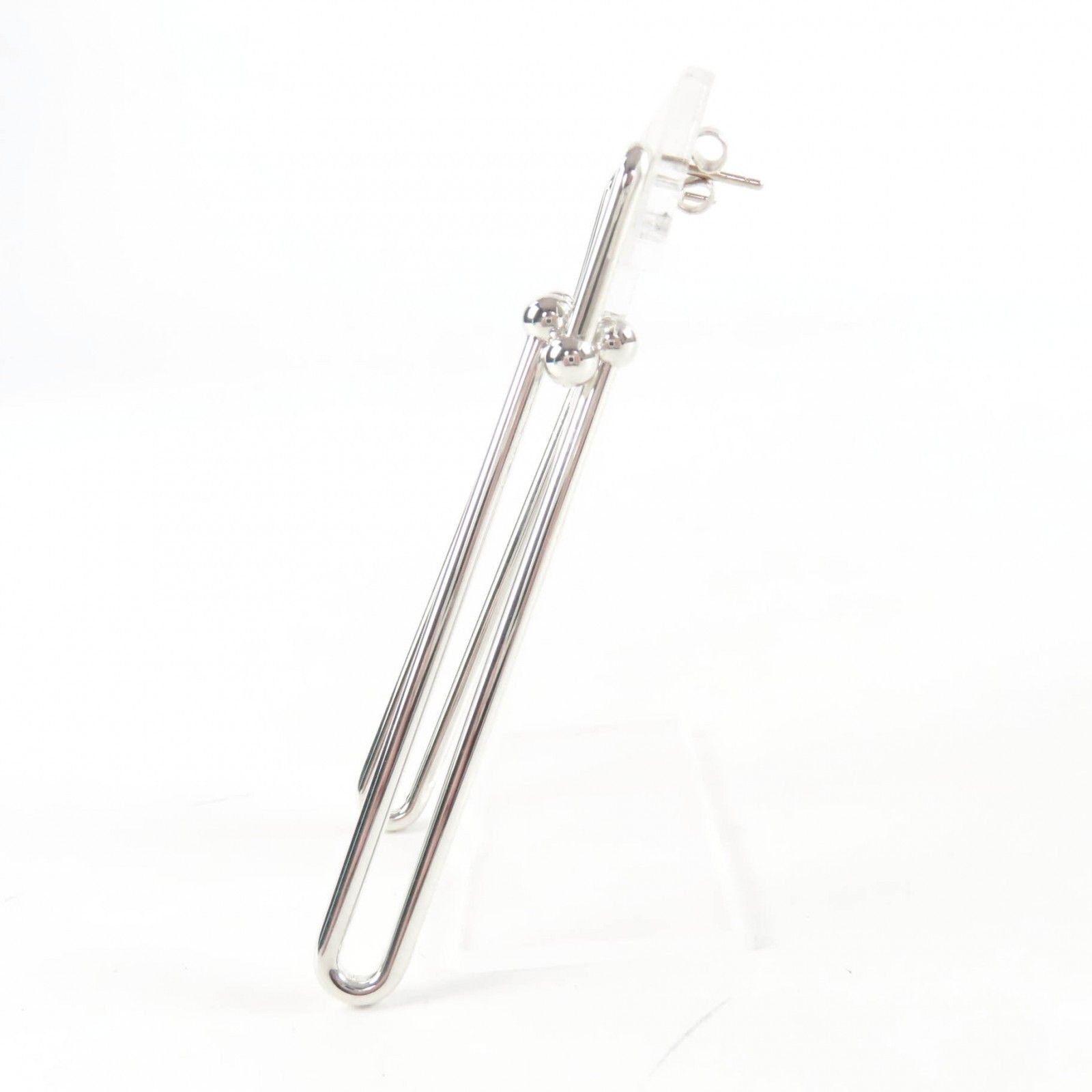 Tiffany & Co. Tiffany & Co. Tiffany & Co. Silver Long Link Earrings Precious Metal Earrings DUTY FREE for USA Size ONE SIZE - 3 Thumbnail