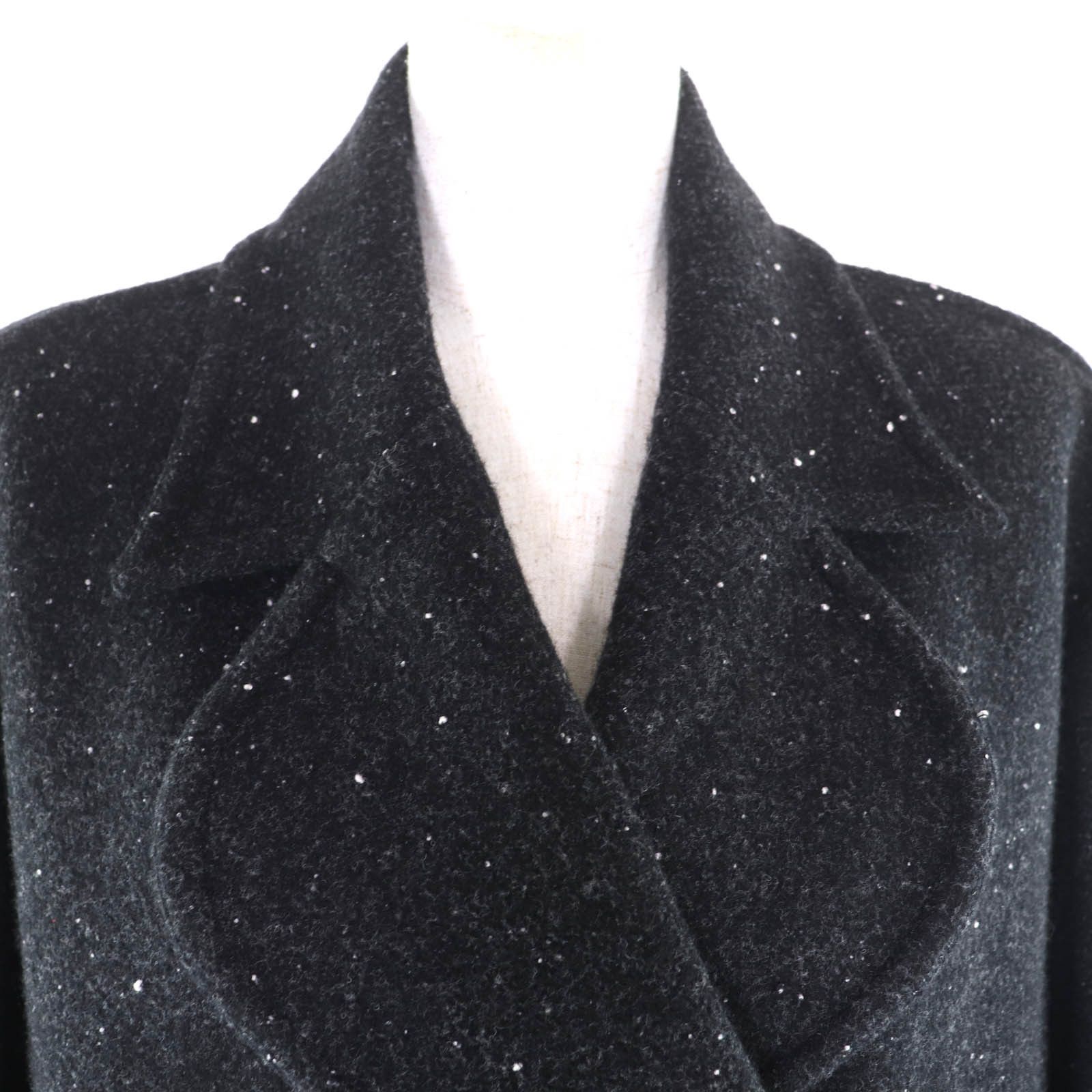 Chanel Chanel Chanel Cotton Wool Coat Textile Outerwear P71167 DUTY FREE for USA Size ONE SIZE - 4 Thumbnail