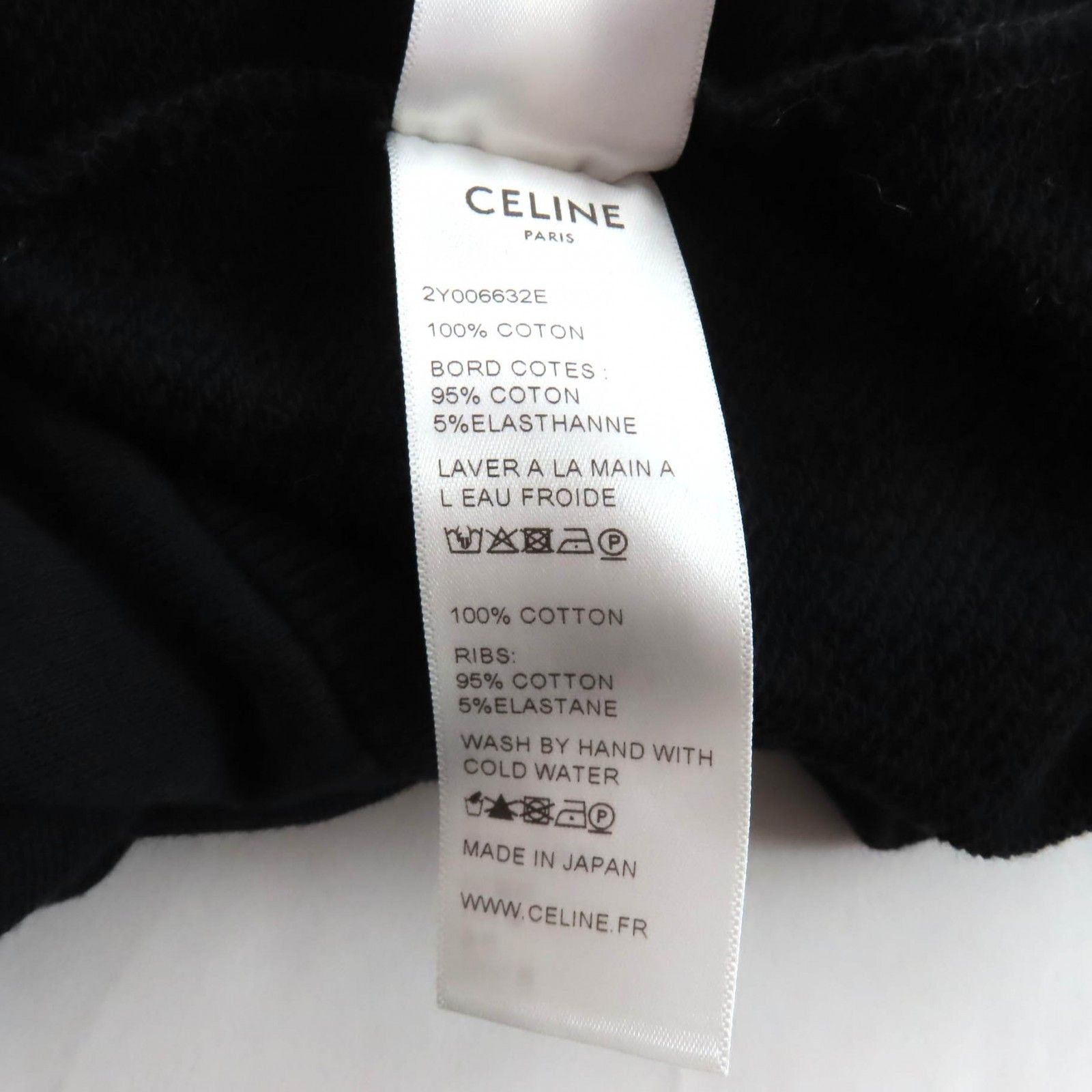 Celine Celine CELINE Cotton Hoodie Textile Sweatshirts & Hoodies 2Y006632E DUTY FREE for USA Size ONE SIZE - 8 Thumbnail