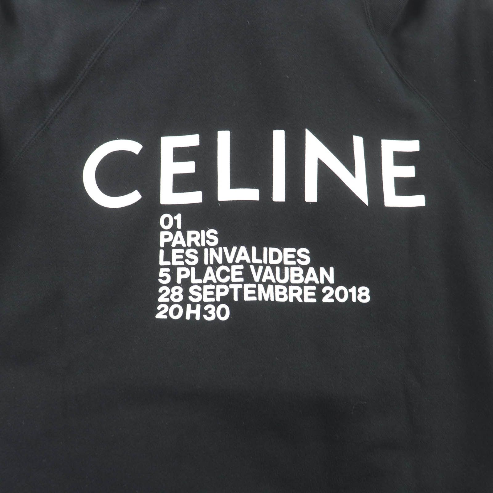 Celine Celine CELINE Cotton Hoodie Textile Sweatshirts & Hoodies 2Y006632E DUTY FREE for USA Size ONE SIZE - 5 Thumbnail