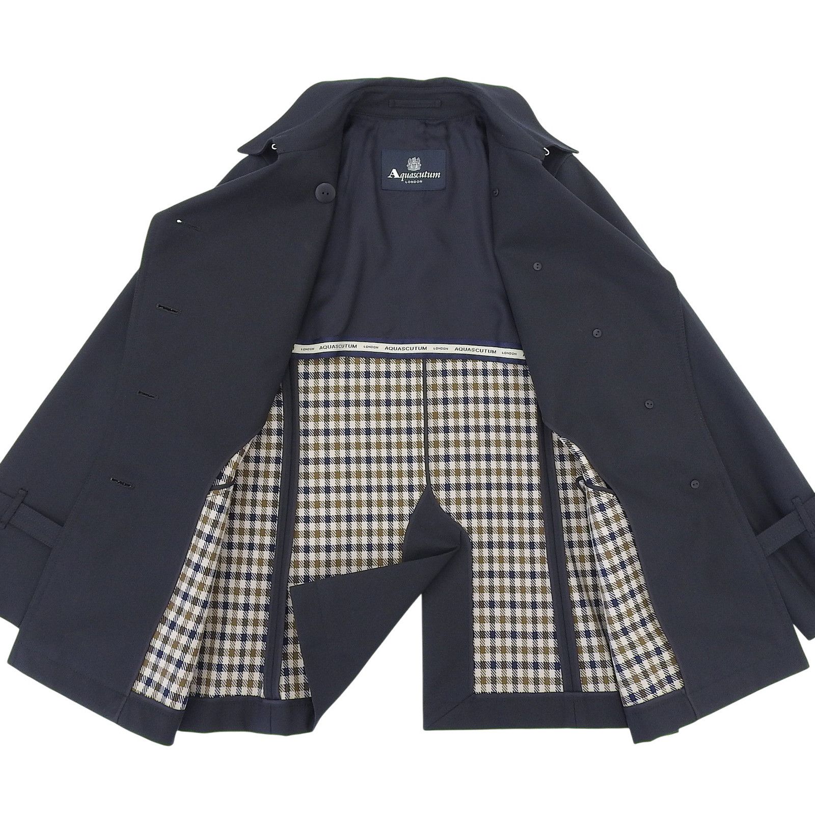 Aquascutum Aquascutum Aquascutum Polyester Trench Coat Textile Outerwear DUTY FREE for USA Size ONE SIZE - 5 Thumbnail
