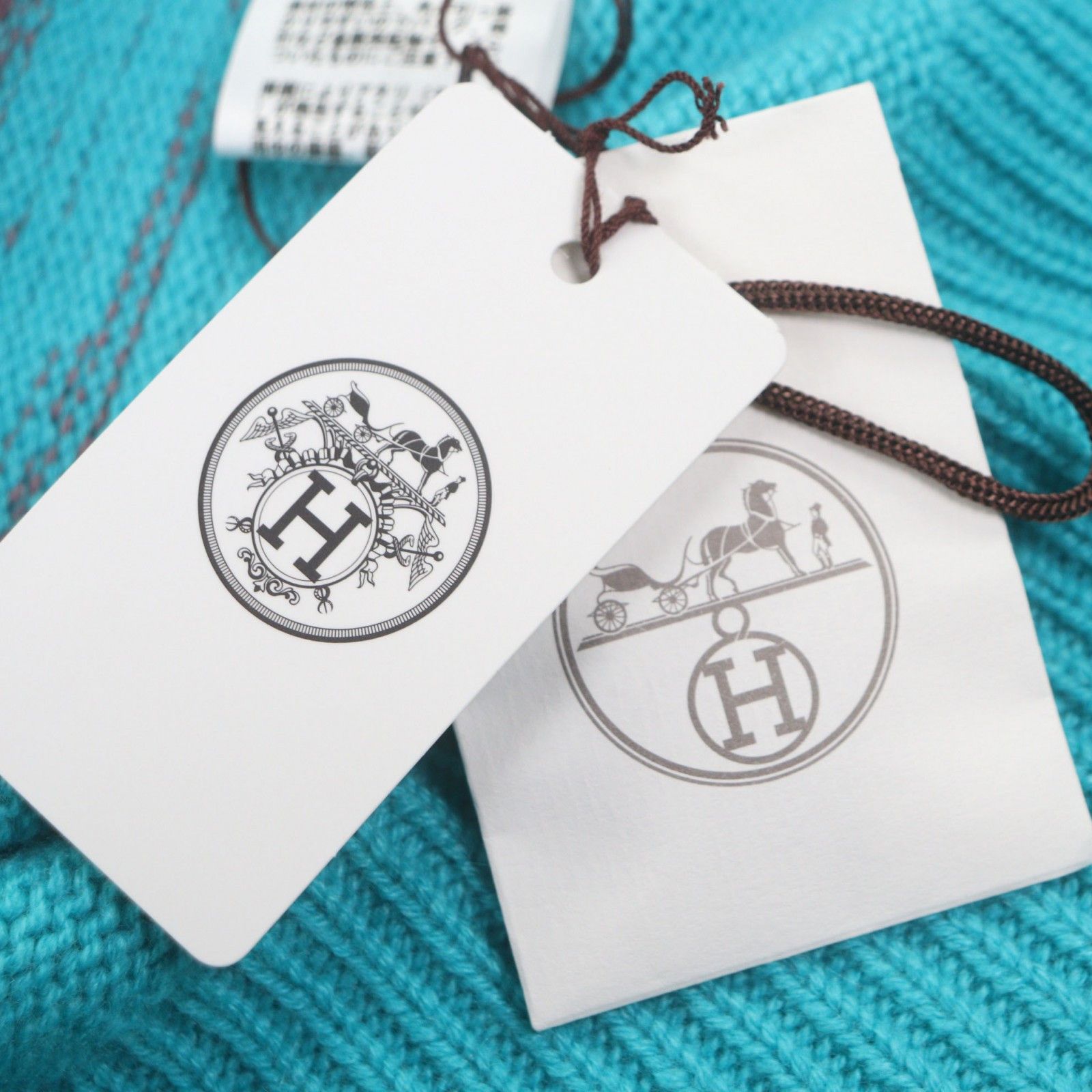 Hermes Hermes Hermes Cashmere Cardigan Textile Tops DUTY FREE for USA Size ONE SIZE - 9 Thumbnail