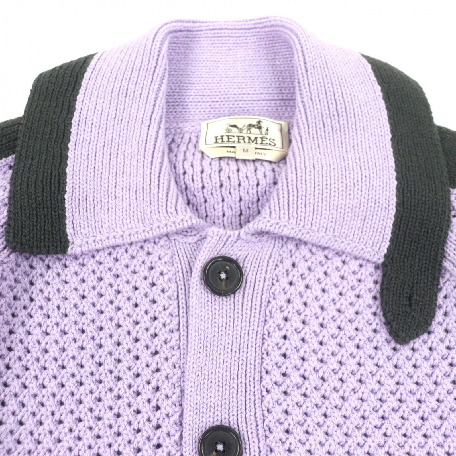 Hermes Hermes Hermes Cotton Cashmere Sweater Textile Tops DUTY FREE for USA Size ONE SIZE - 2 Thumbnail