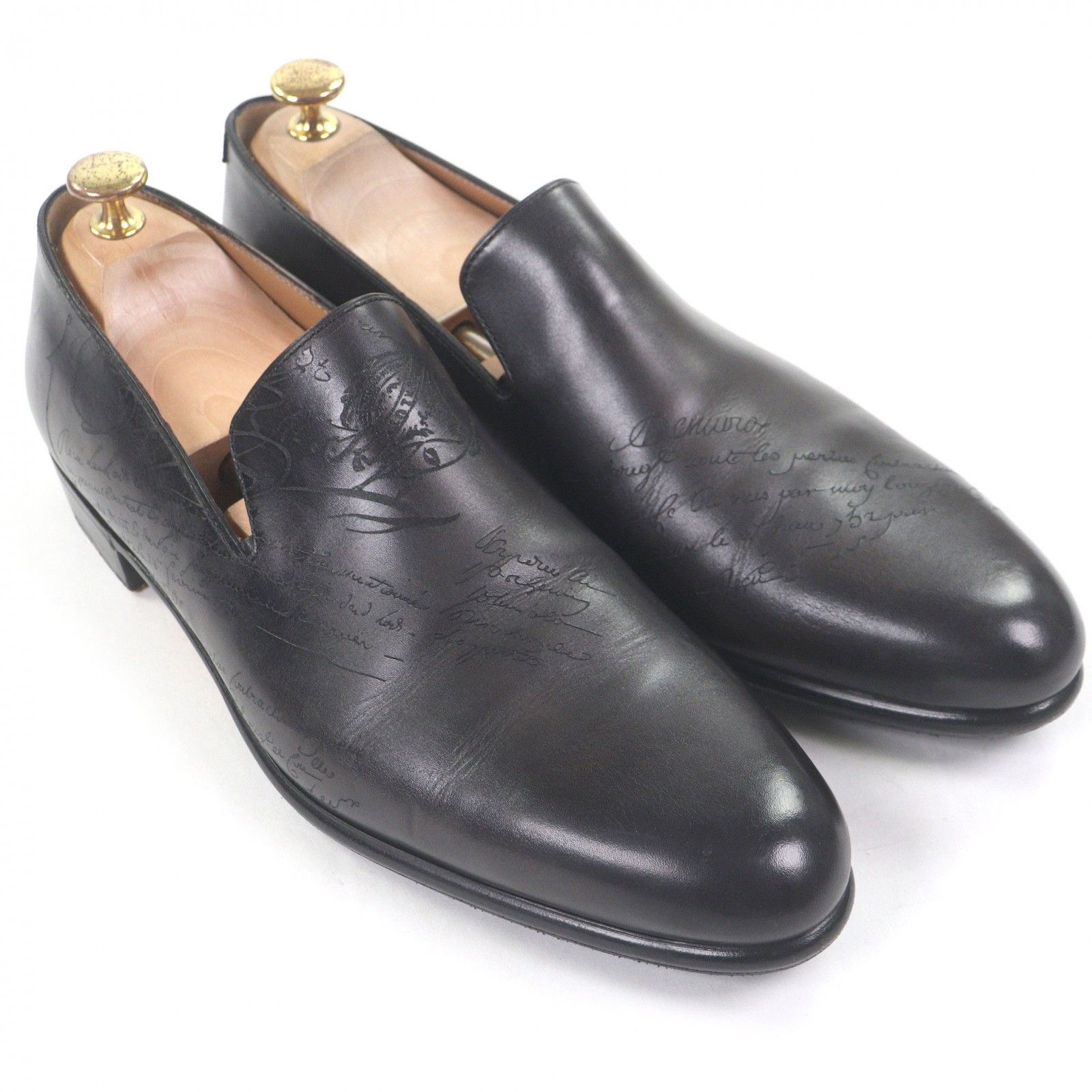Berluti Berluti Berluti Gare Cursive Calligraphy Venezia Calf Loafers Leather Other DUTY FREE for USA Size ONE SIZE - 3 Thumbnail