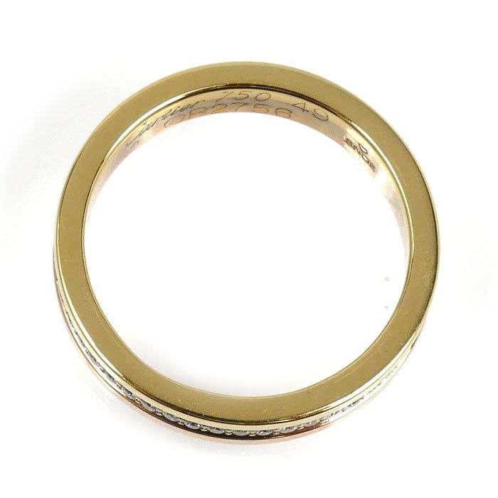 Cartier Cartier Cartier Vendome Tricolor Gold Diamond Ring Size 49 Precious Metal Ring DUTY FREE for USA Size ONE SIZE - 4 Thumbnail