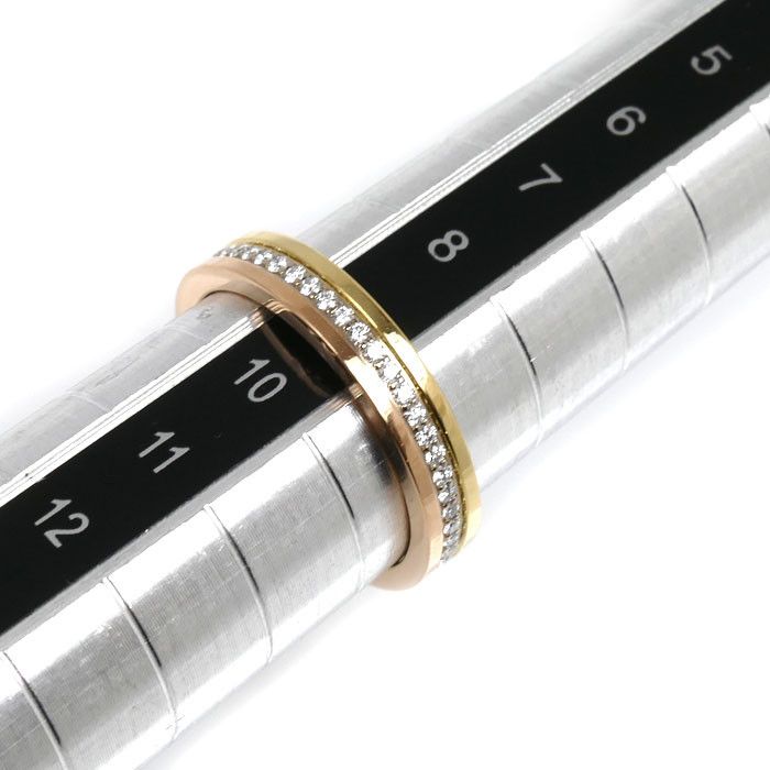 Cartier Cartier Cartier Vendome Tricolor Gold Diamond Ring Size 49 Precious Metal Ring DUTY FREE for USA Size ONE SIZE - 6 Thumbnail