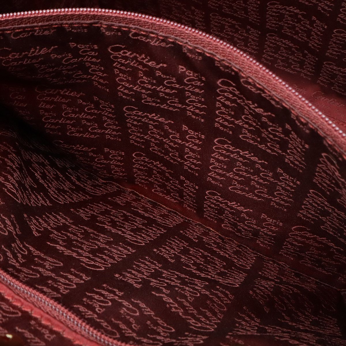 Cartier Cartier Cartier Must Line Leather 2way Bag Leather Tote Bag DUTY FREE for USA Size ONE SIZE - 9 Thumbnail