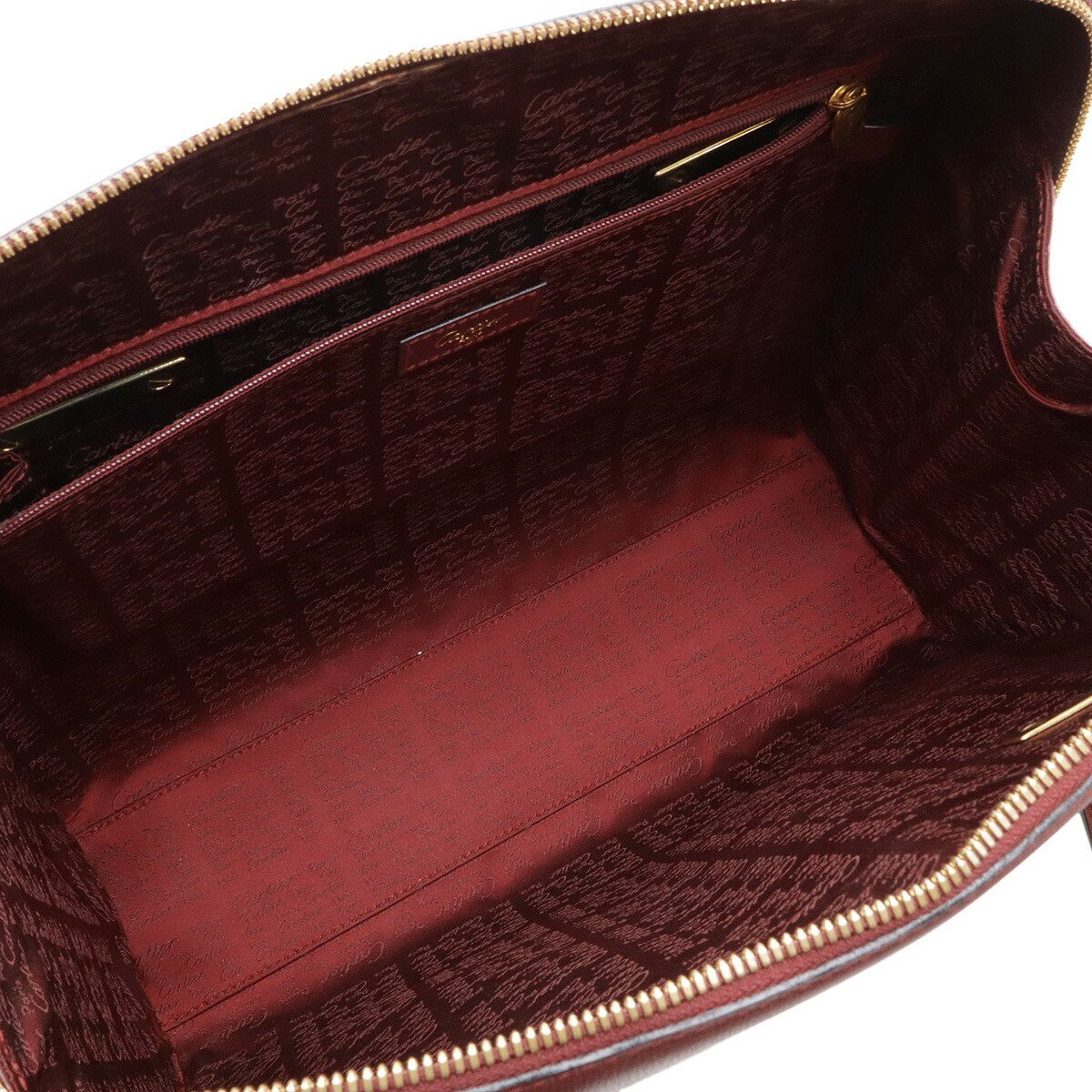 Cartier Cartier Cartier Must Line Leather 2way Bag Leather Tote Bag DUTY FREE for USA Size ONE SIZE - 7 Thumbnail