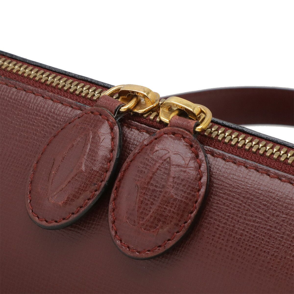 Cartier Cartier Cartier Must Line Leather 2way Bag Leather Tote Bag DUTY FREE for USA Size ONE SIZE - 4 Thumbnail