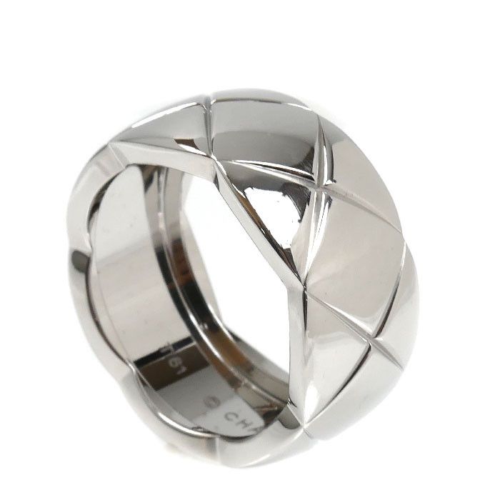 Chanel Chanel Chanel Coco Crush Au750 White Gold Ring Size 21 Precious Metal Ring J10573 DUTY FREE for USA Size ONE SIZE - 2 Thumbnail