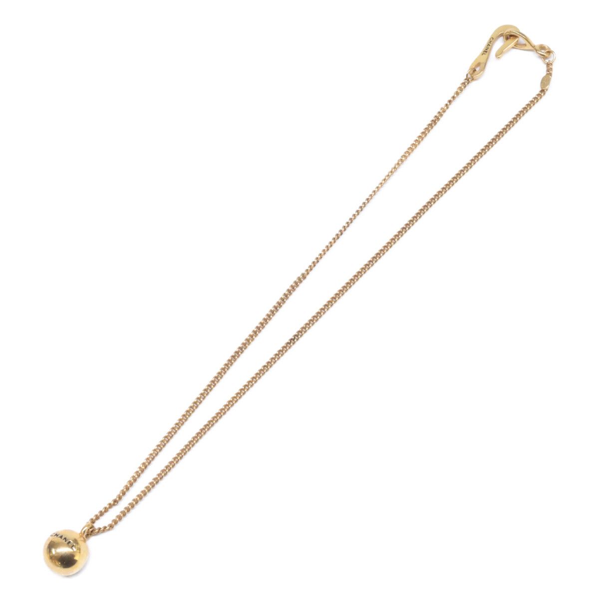 Chanel Chanel Chanel Logo Ball Necklace Metal Necklace DUTY FREE for USA Size ONE SIZE - 2 Thumbnail