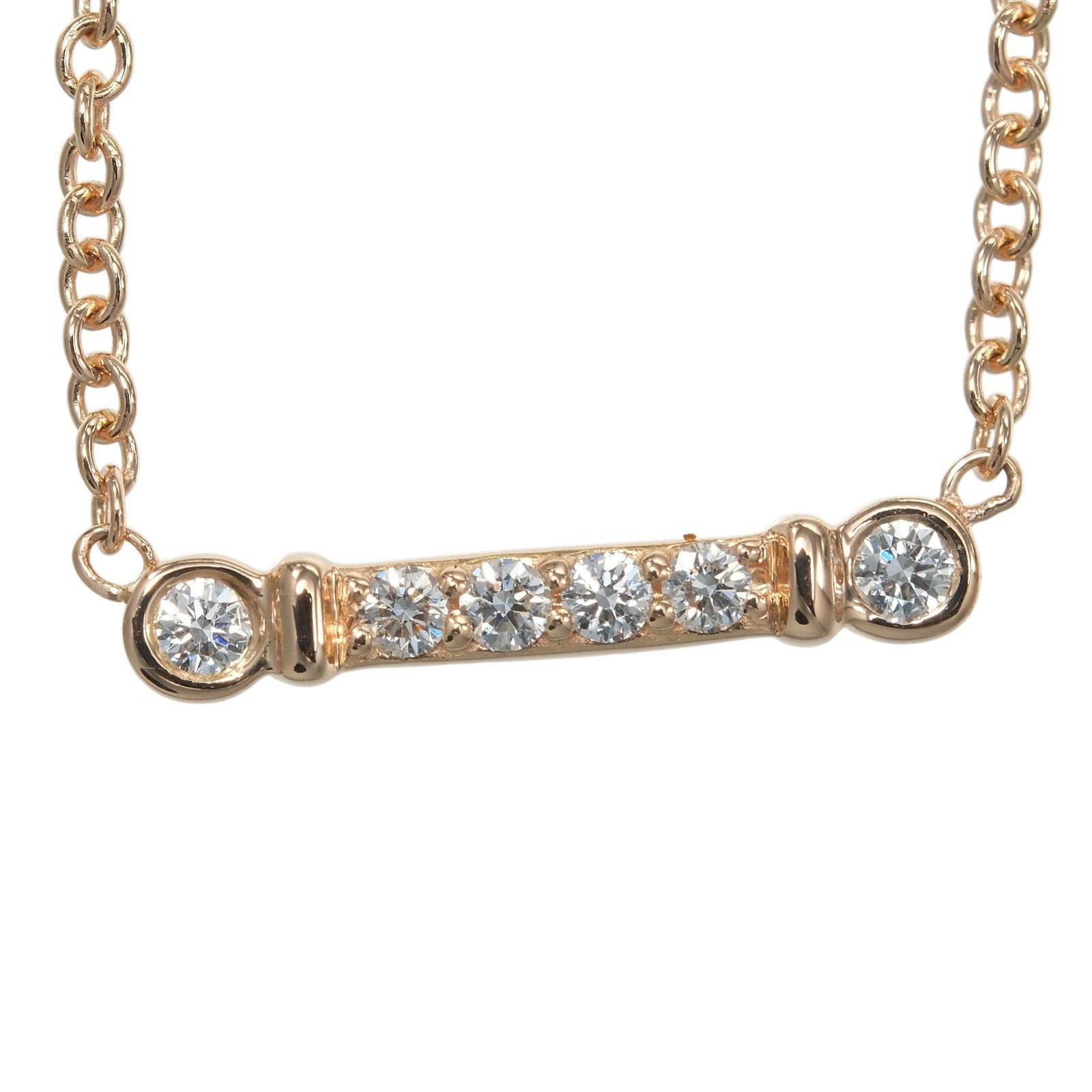 Tiffany & Co. Tiffany & Co. Tiffany&Co. Fleur De Lis Stem Au750 Diamond Necklace Precious Metal Necklace DUTY FREE for USA Size ONE SIZE - 4 Thumbnail